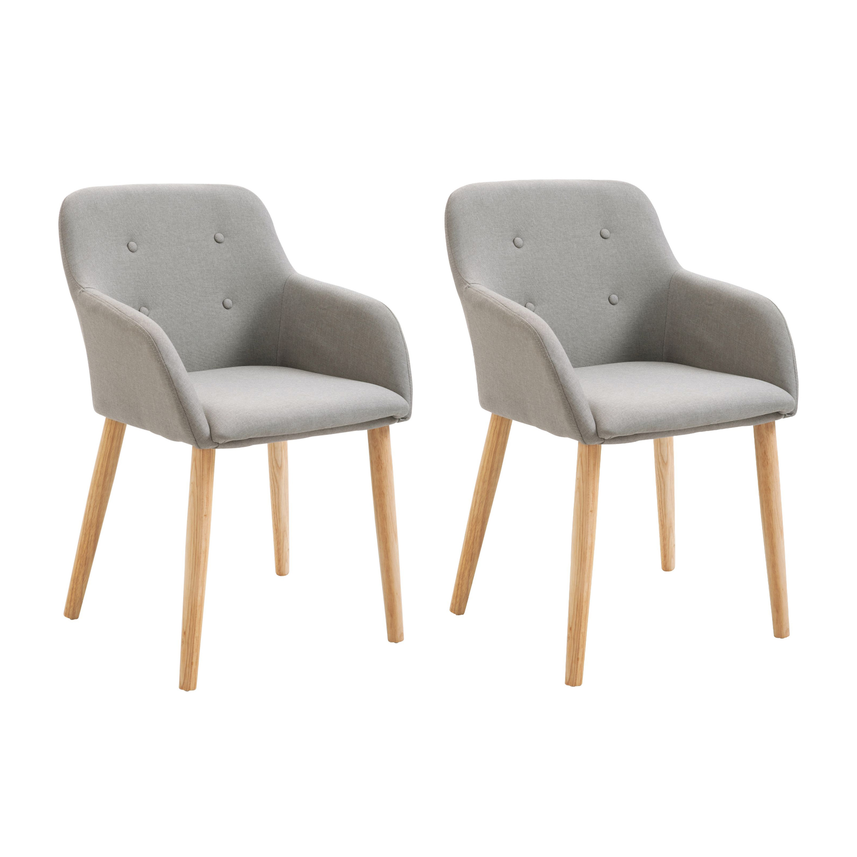 Esszimmerstuhl FABIO 2er Set beige