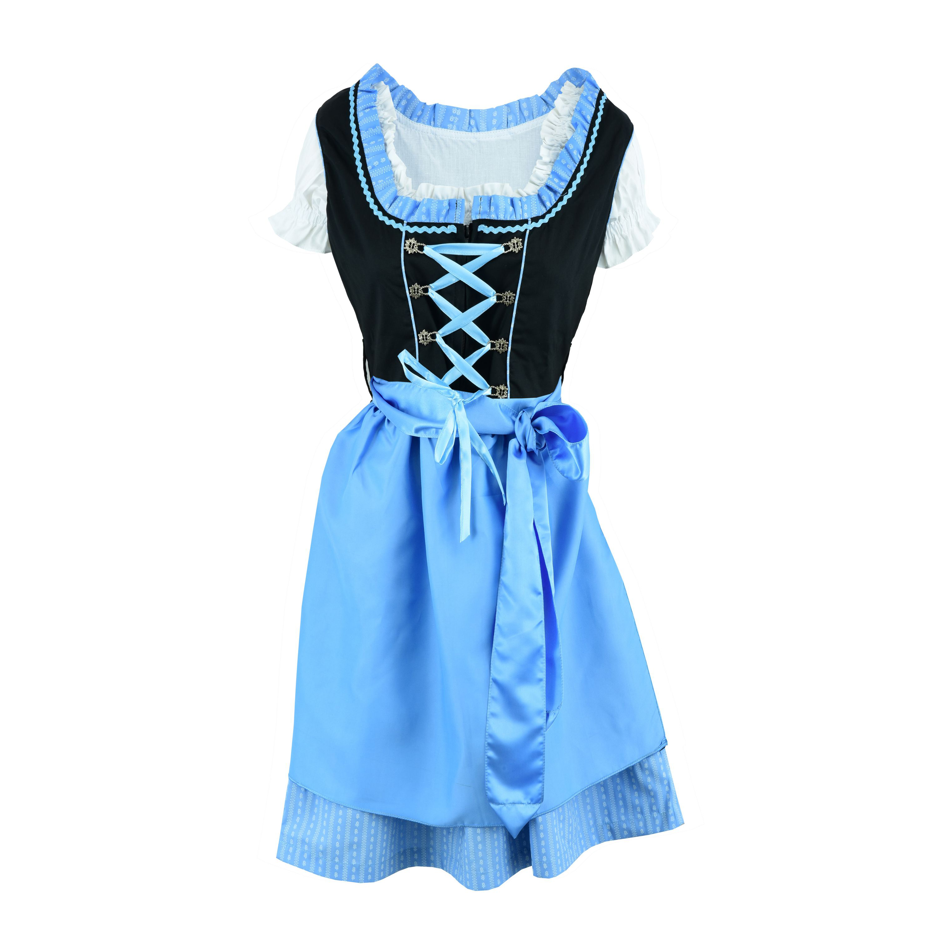 Dirndl Kleid blau Grösse 34