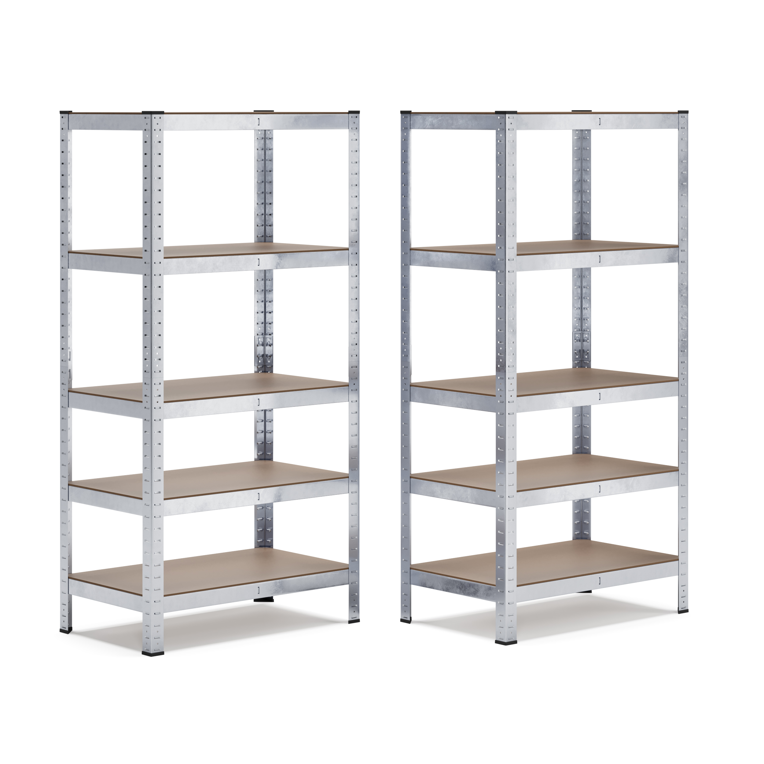 Steckregal 90 x 40 x 180 cm 2er Set