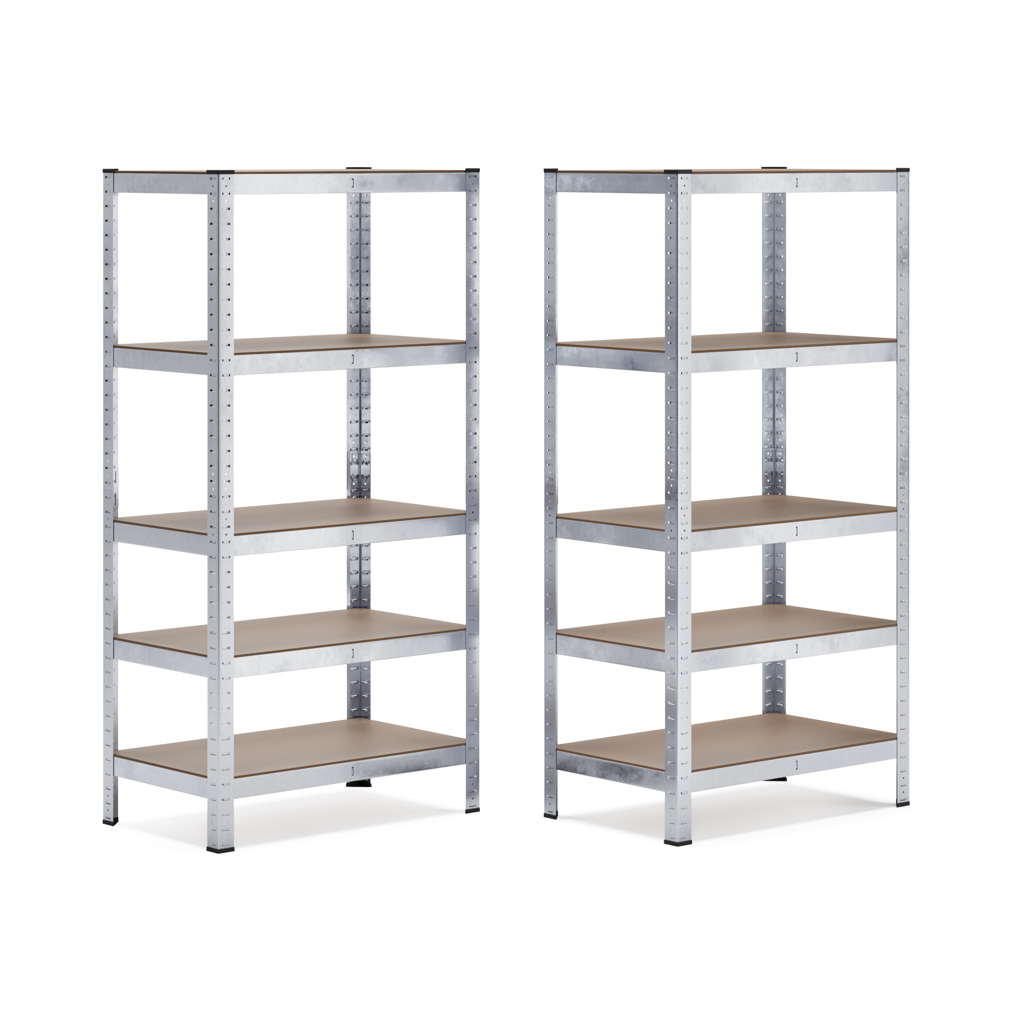 Steckregal 90 x 30 x 180 cm 2er Set