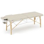 Massage table 2-zones beige
