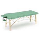 Massage table 2-zones turquoise