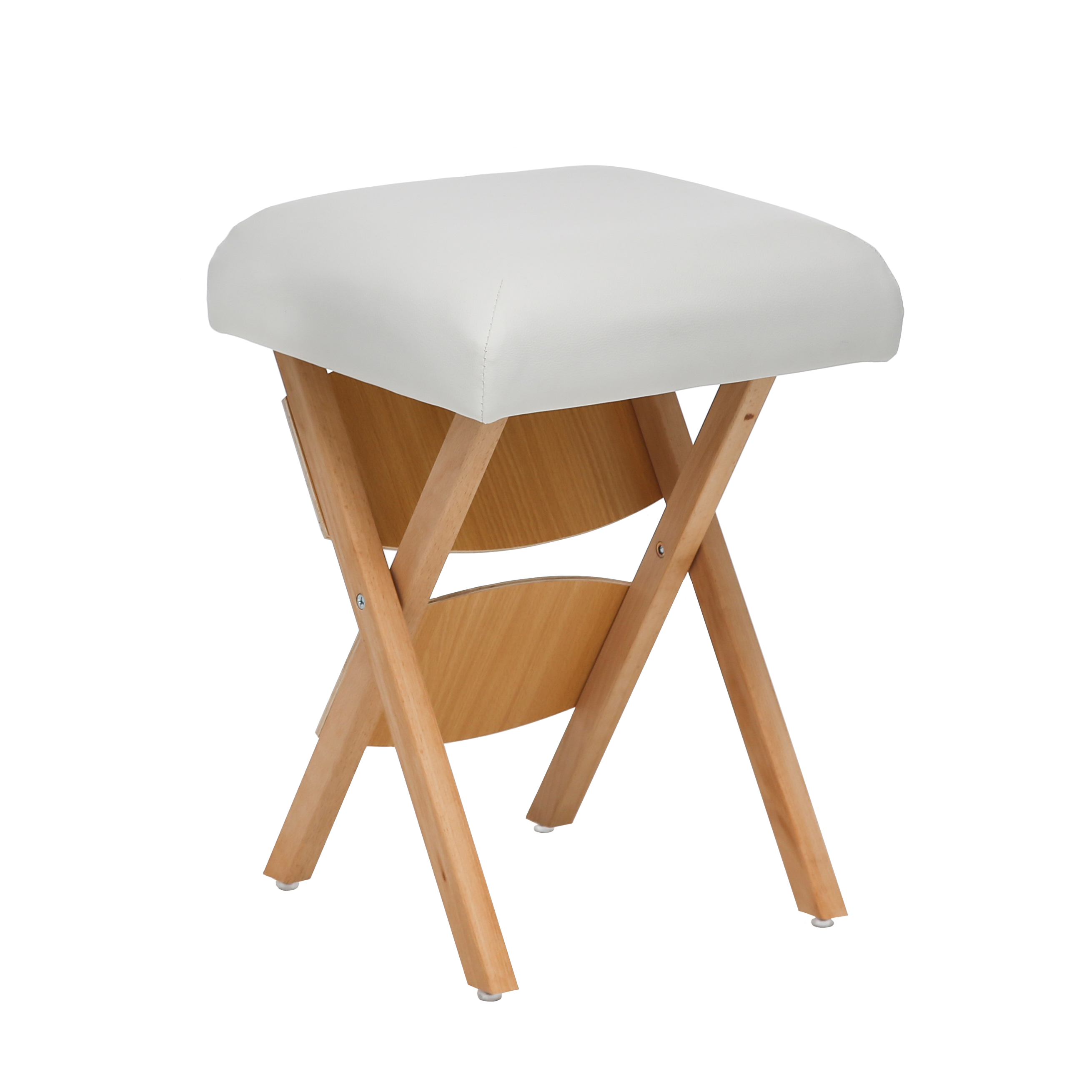 Klappstuhl Holz weiss
