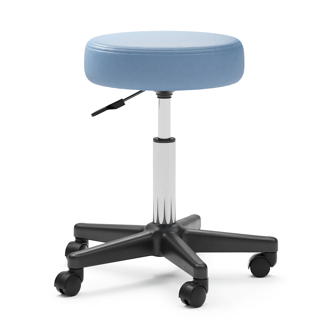 Rollhocker hellblau