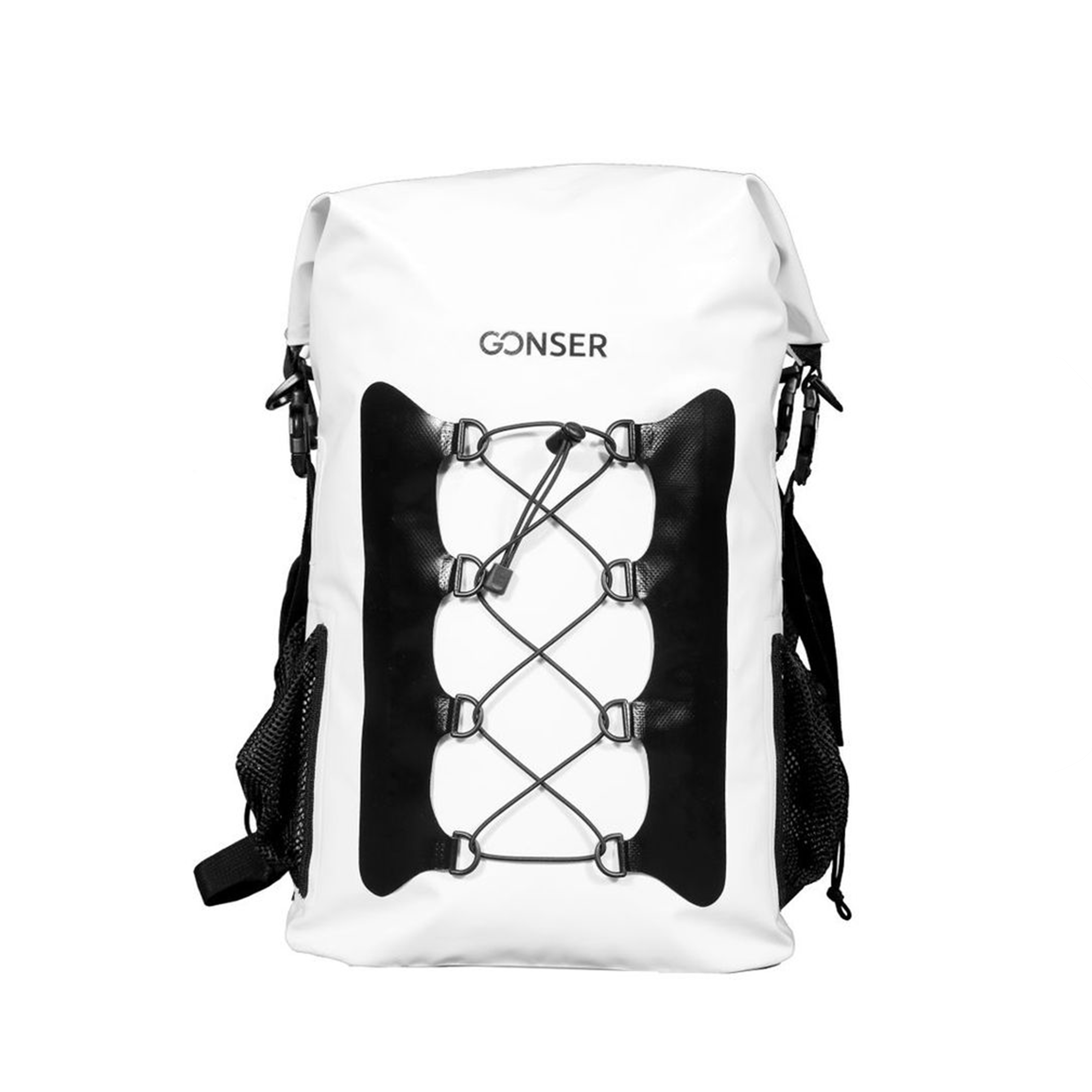 Dry Bag Rucksack wasserdicht weiss 30L