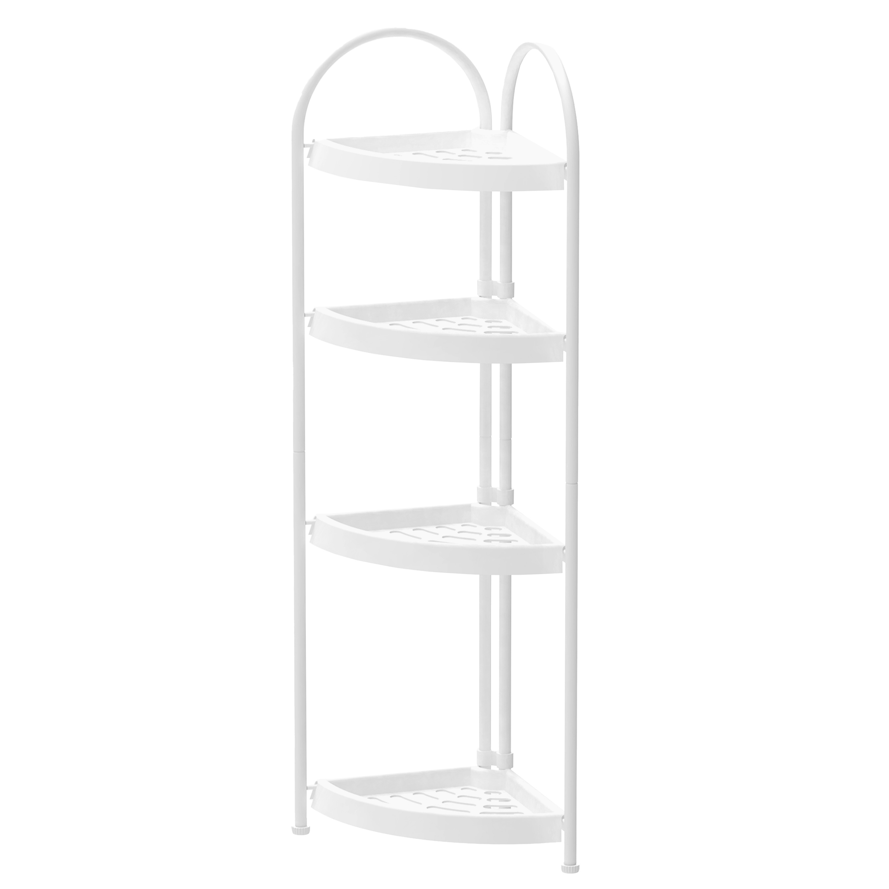 Eckregal 23 x 86 cm weiss