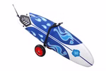 Transportwagen für SUP Ansicht mit SUP