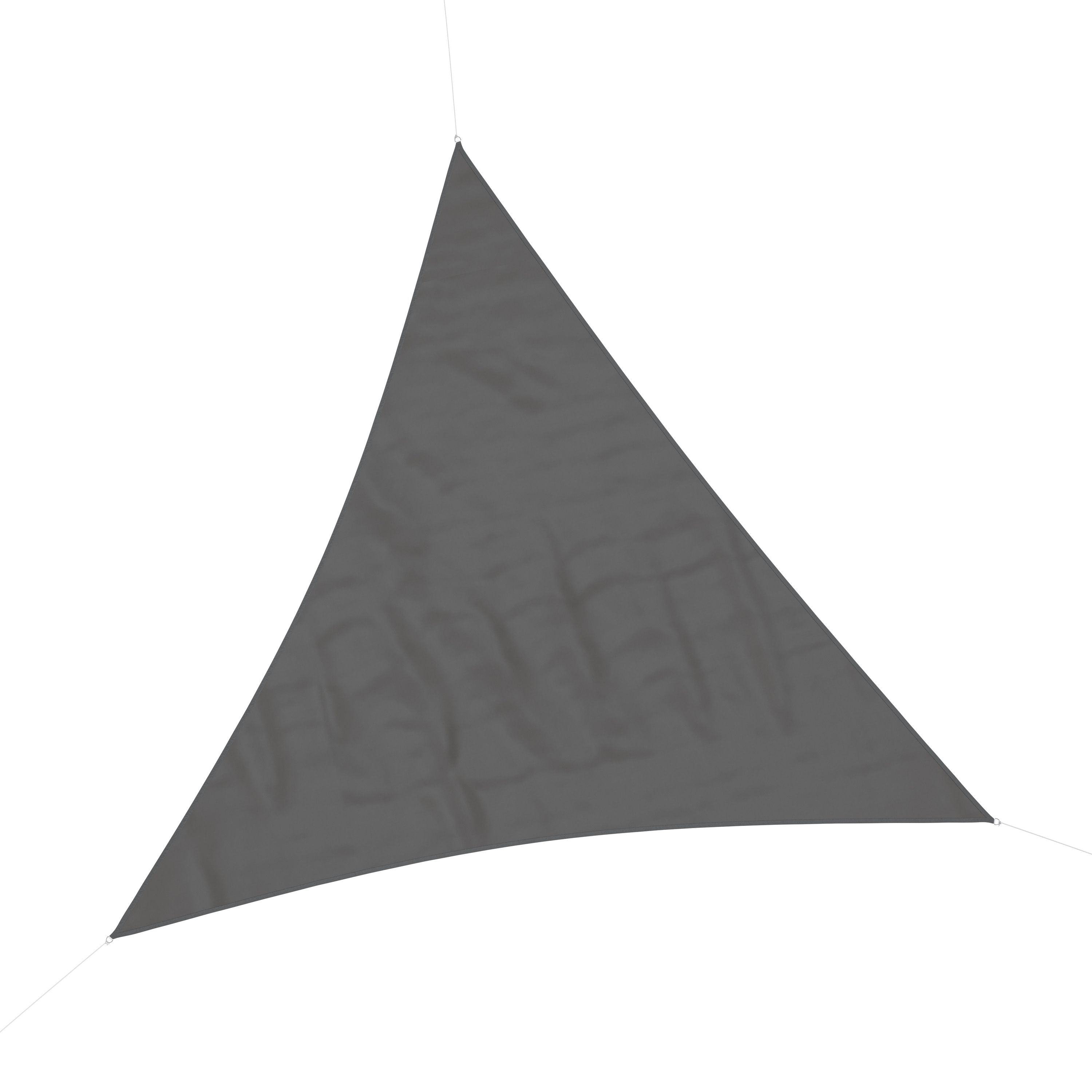 Sonnensegel Polyester Dreieck 3 x 3 x 3 m anthrazit