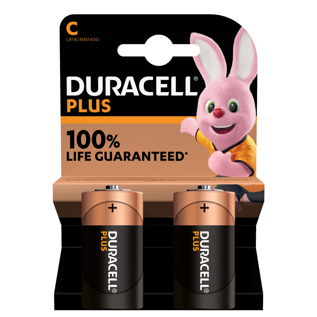 DURACELL Plus Batterien C / LR14 /  MN1400 2 Stk.