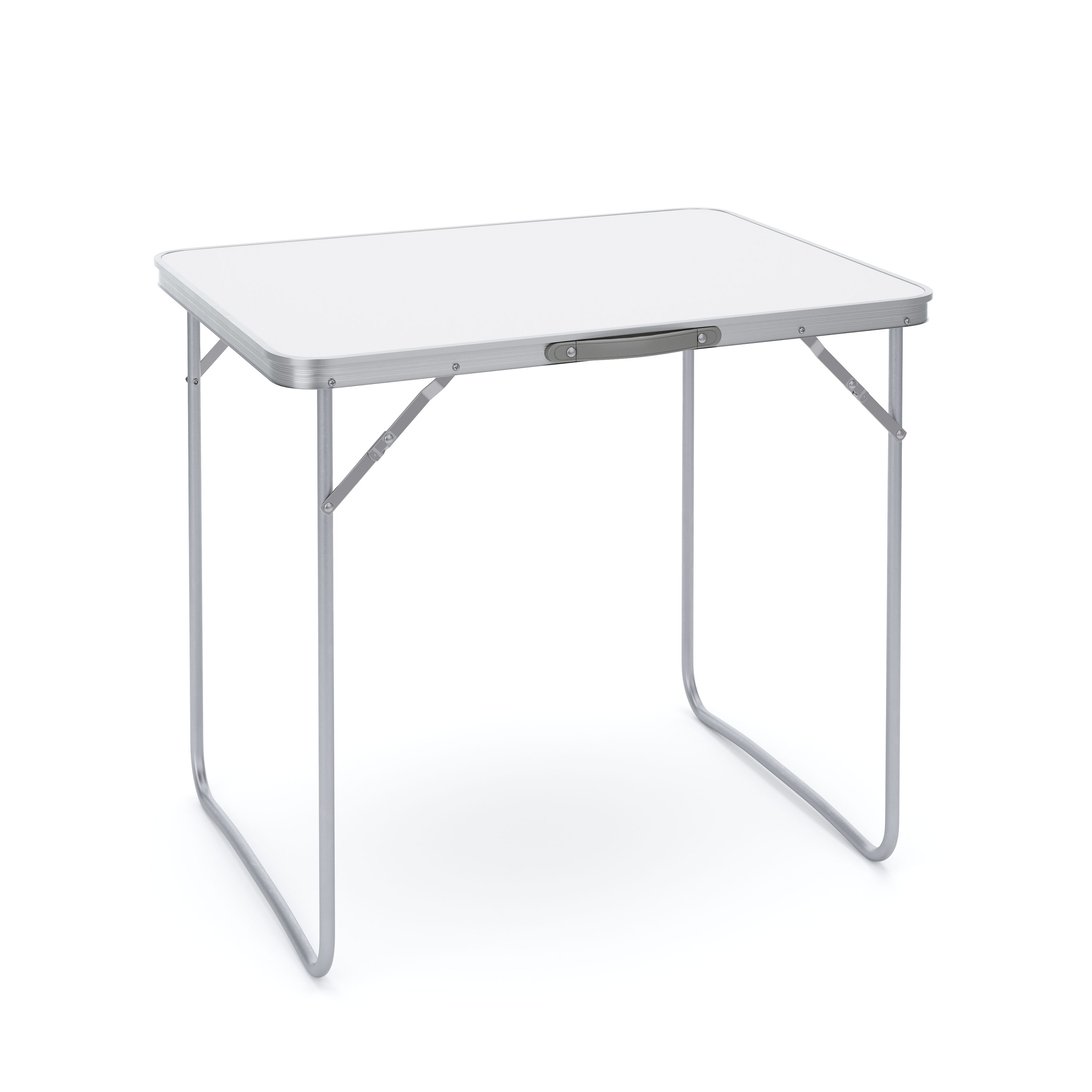 Campingtisch klappbar 80 x 70 cm weiss