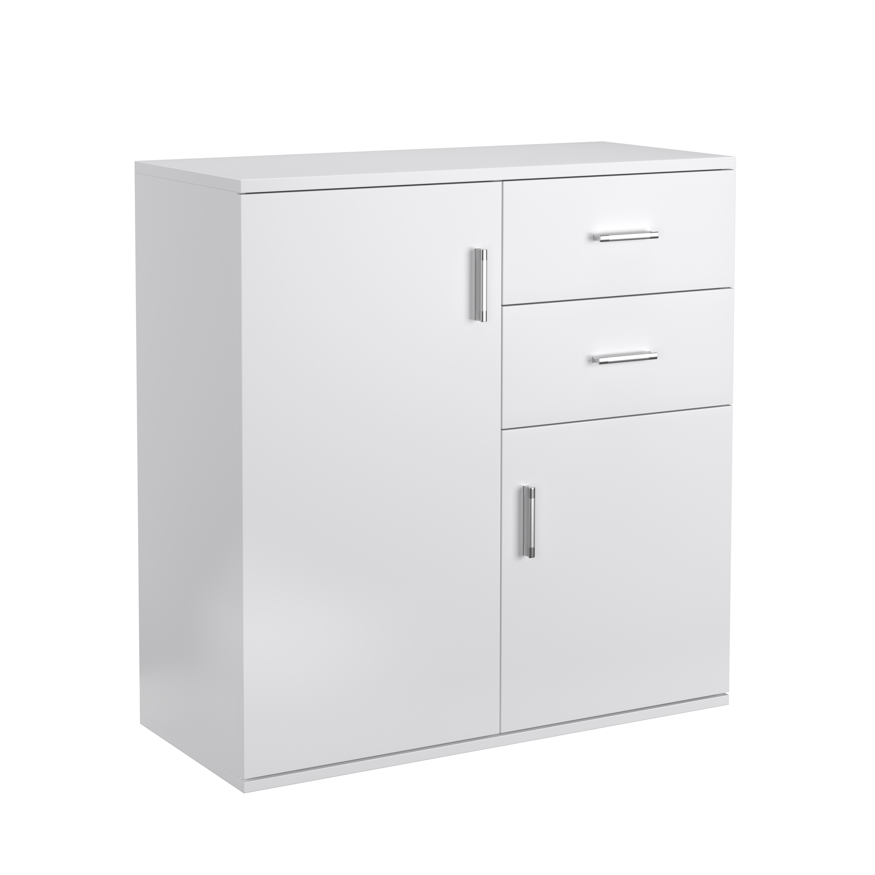 Kommode 80 x 82 cm weiss
