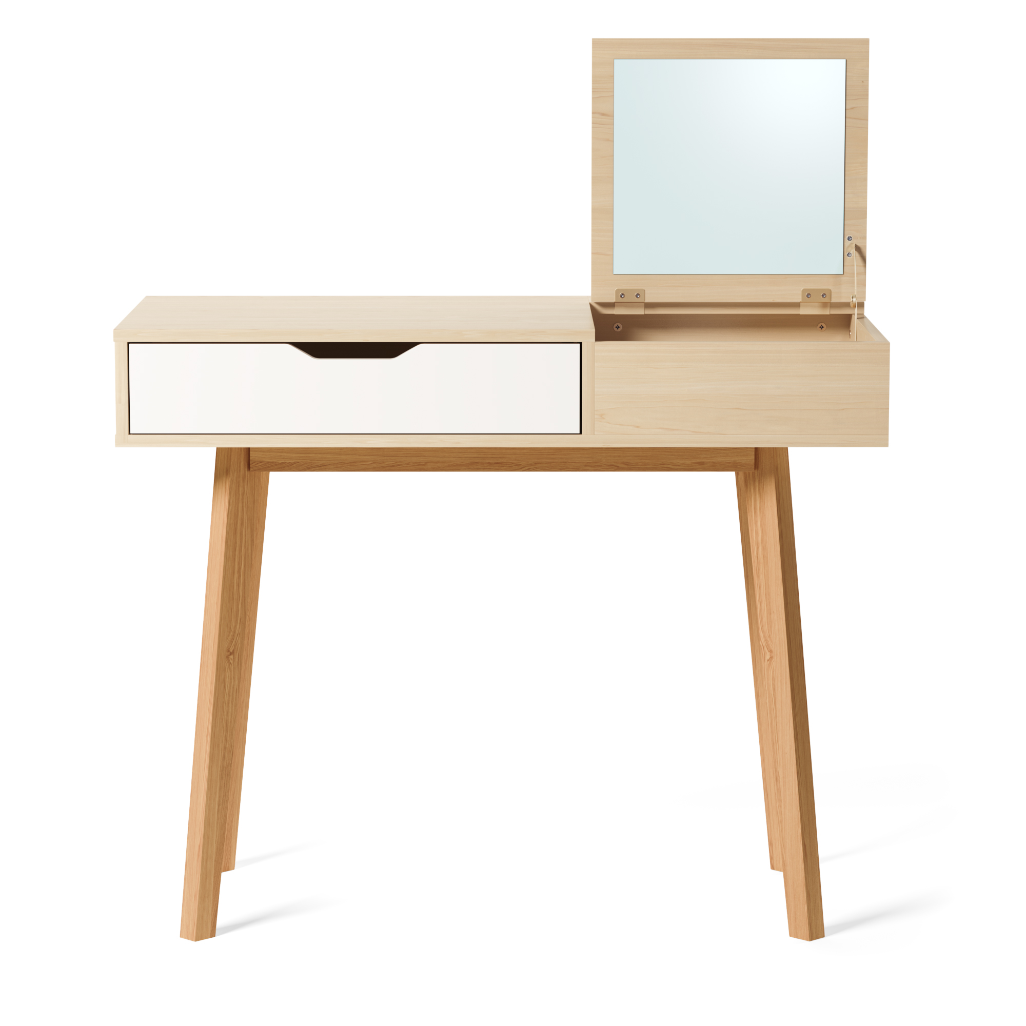 Schminktisch mit Schublade Holz CARLA