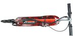 E-Scooter FLOW rot Vogekperspektive zusammengeklappt