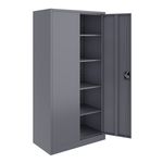 Filing cabinet with 5 shelves 90 x 180 cm anthracite
