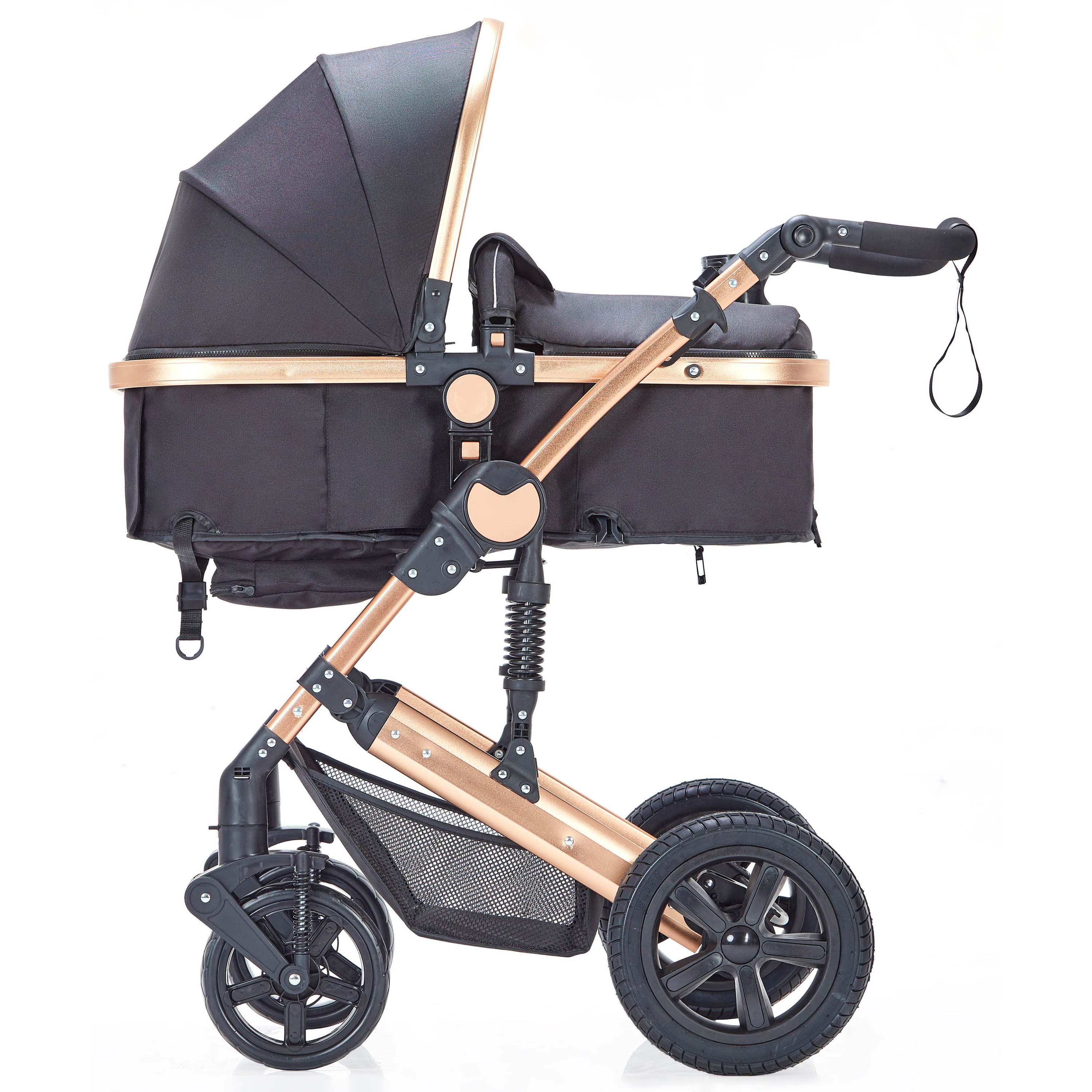 Kinderwagen MOTION 2-in-1 schwarz/gold