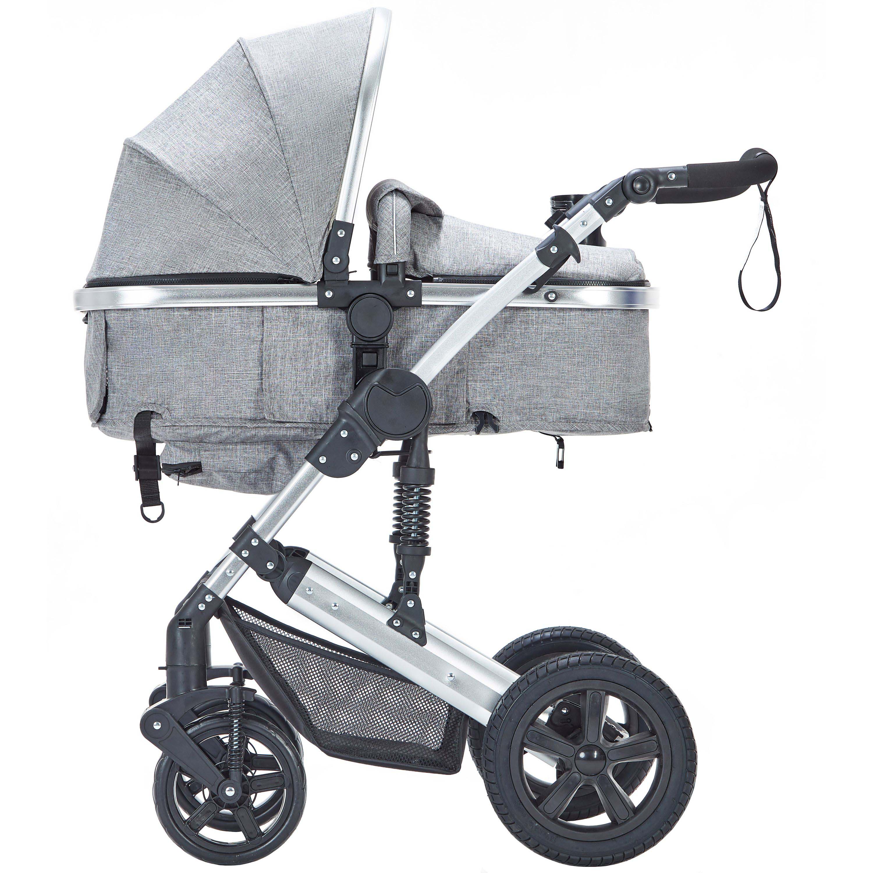 Kinderwagen MOTION 2-in-1 grau/silber