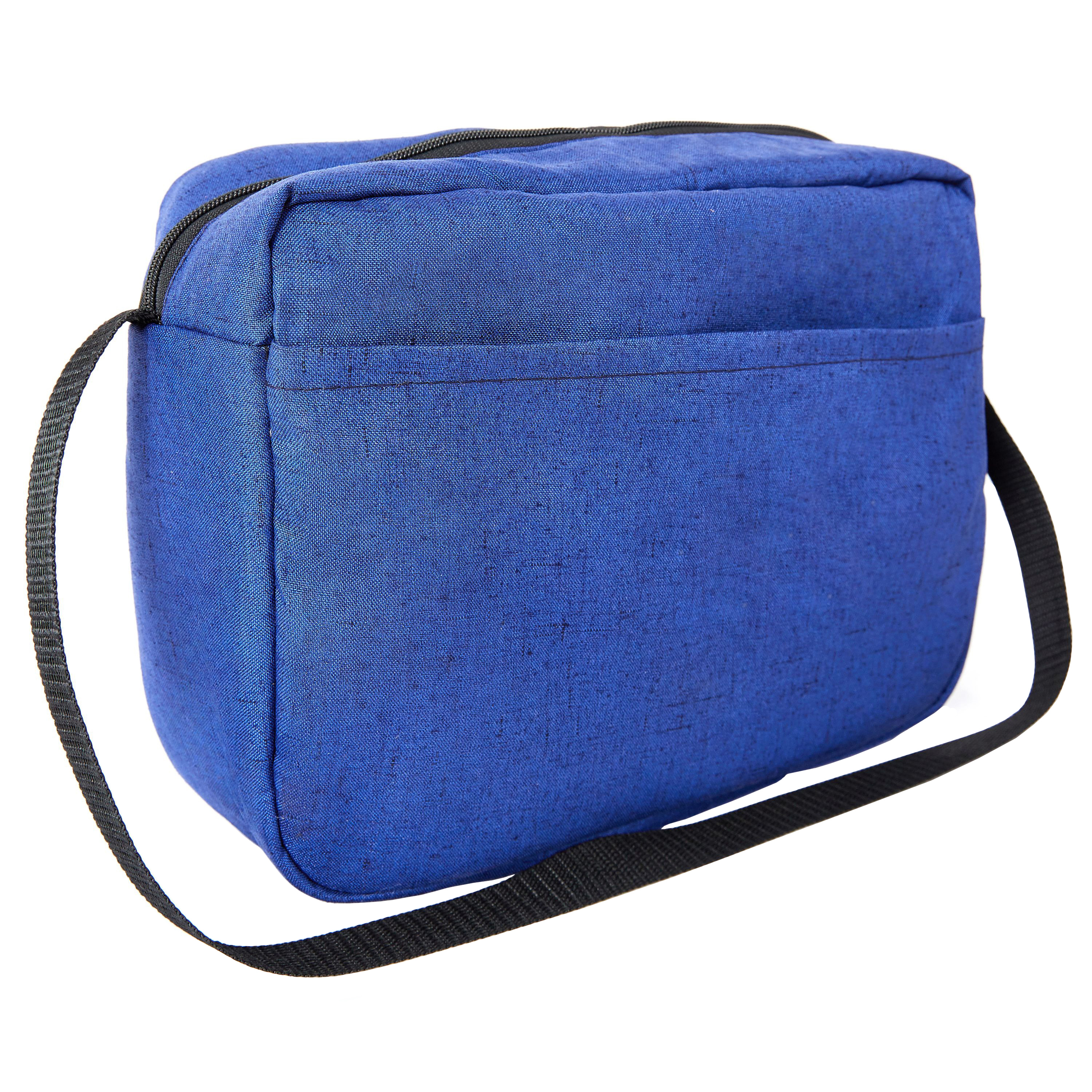 Wickeltasche blau
