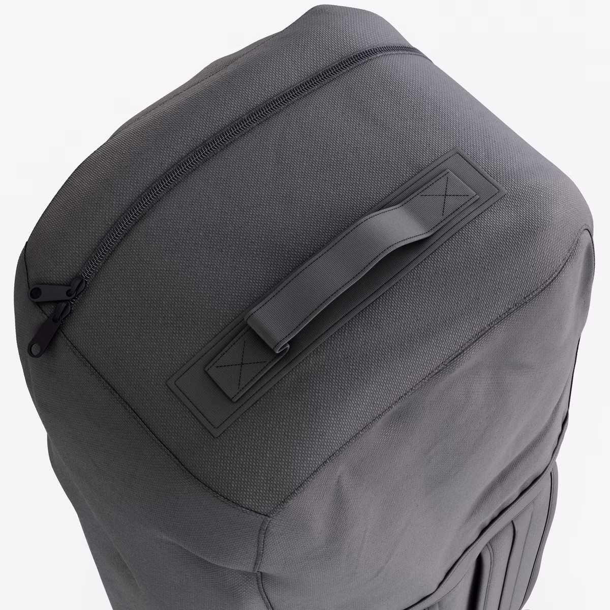 Rucksack für Stand Up Paddle SUP schwarz optimiert Rucksack für Stand Up Paddle SUP schwarz optimiert Nahaufnahme Kopf