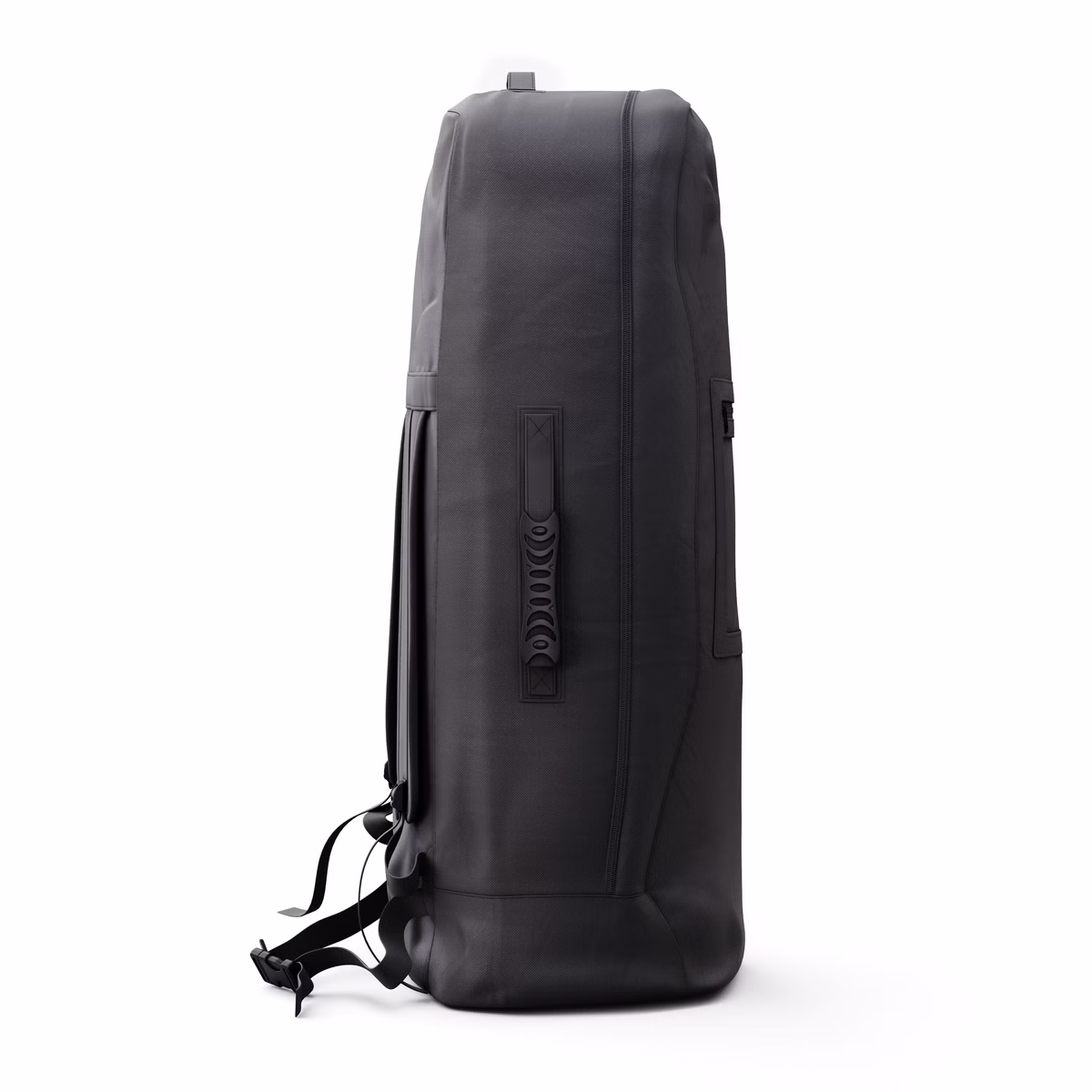 Rucksack für Stand Up Paddle SUP schwarz optimiert Rucksack für Stand Up Paddle SUP schwarz optimiert Seitenansicht