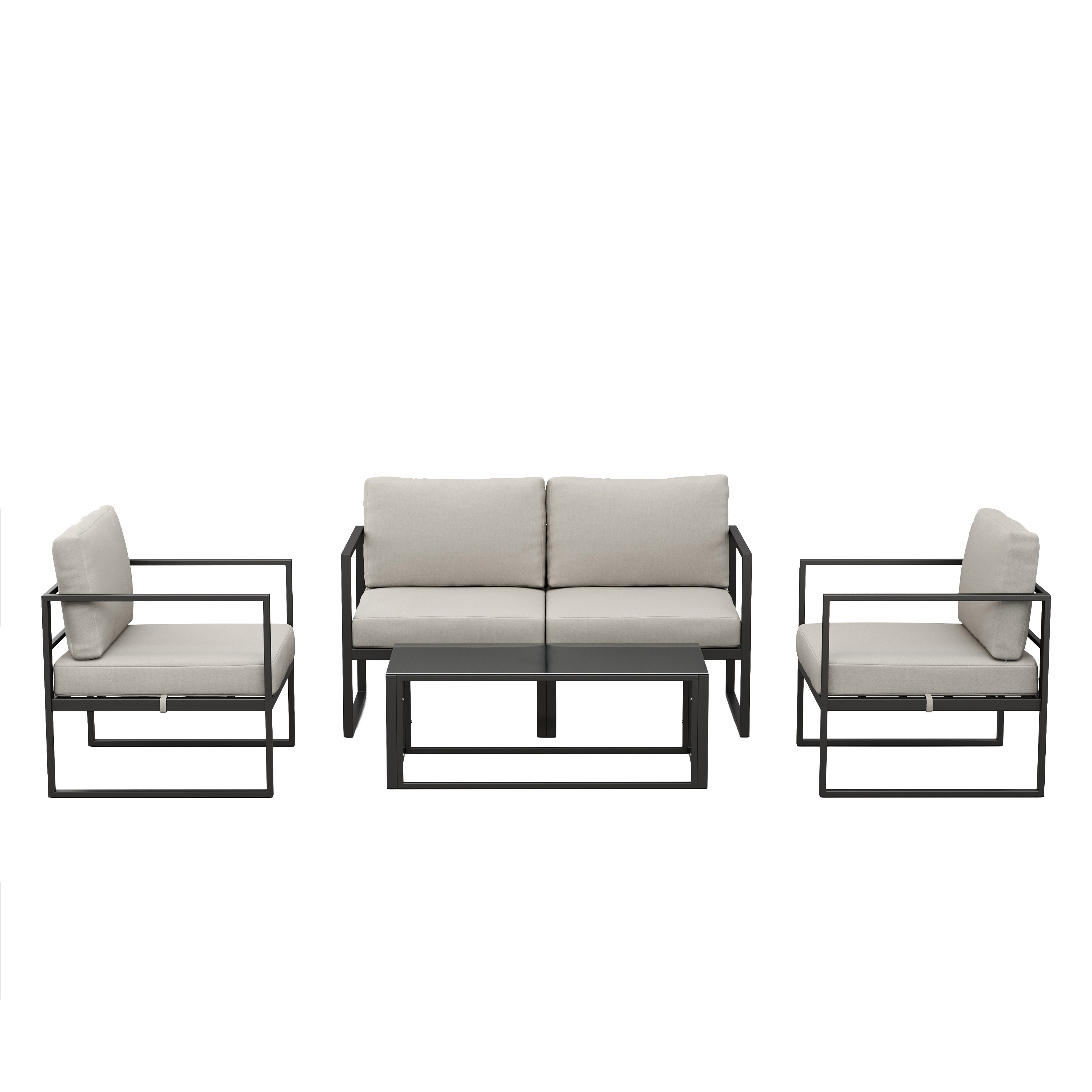 Lounge LEANDROS hellgrau
