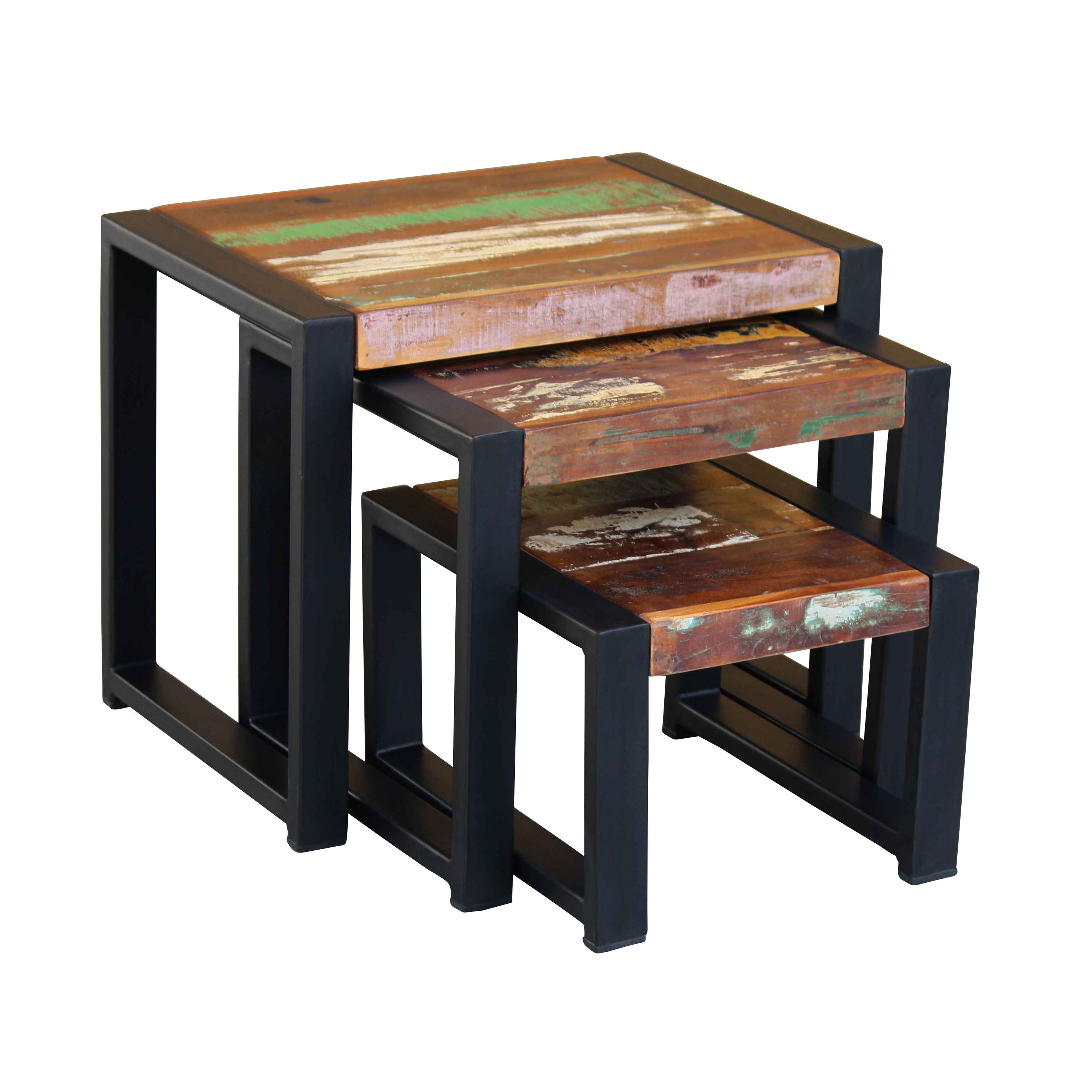 Beistelltisch Vintage MASON 3-teilig
