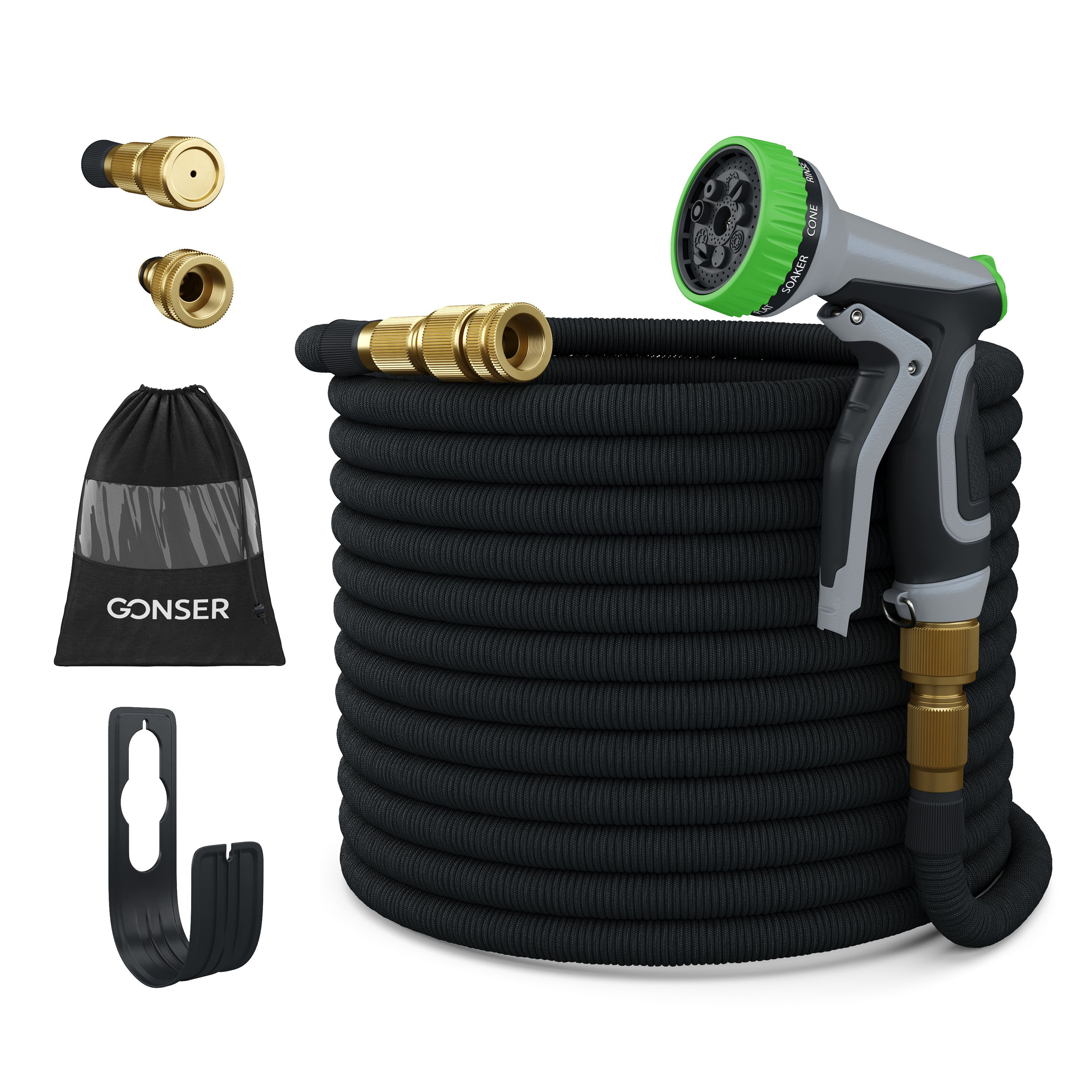 Flexi Premium Gartenschlauch 30 m schwarz