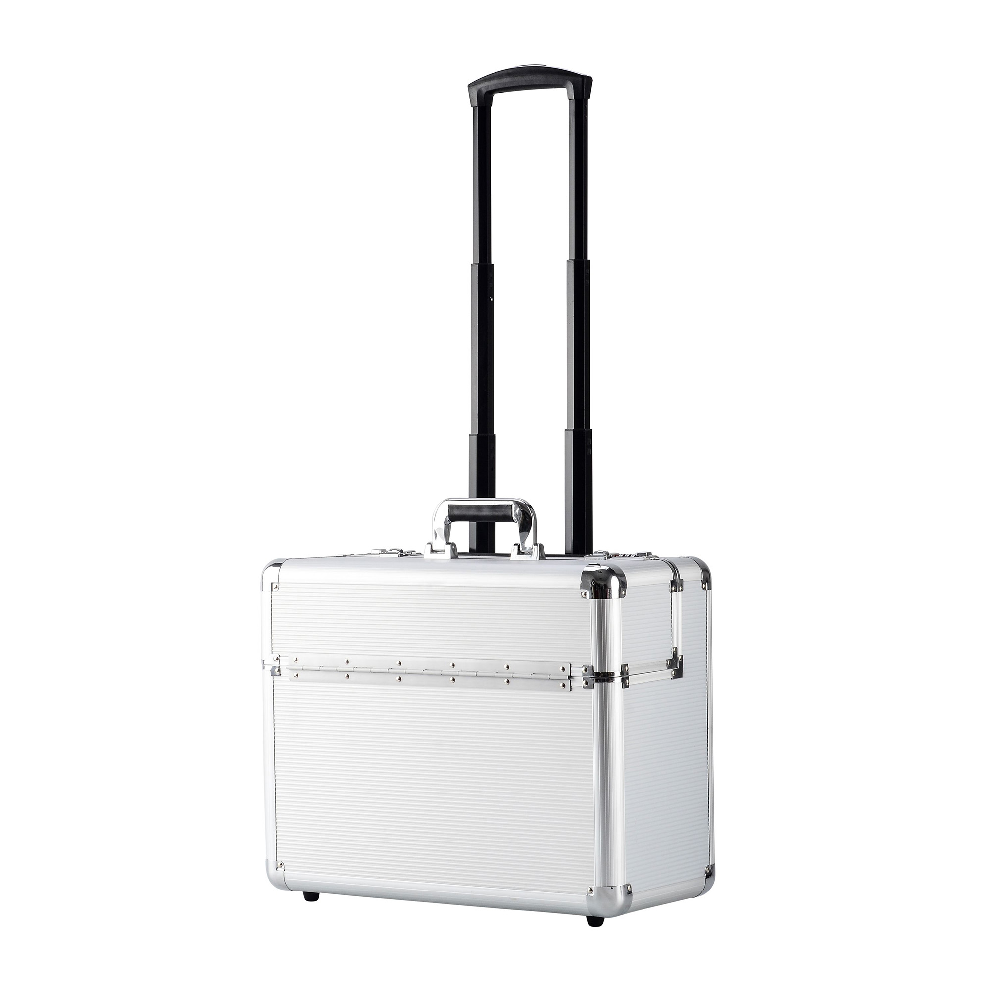 Aktenkoffer Trolley silber