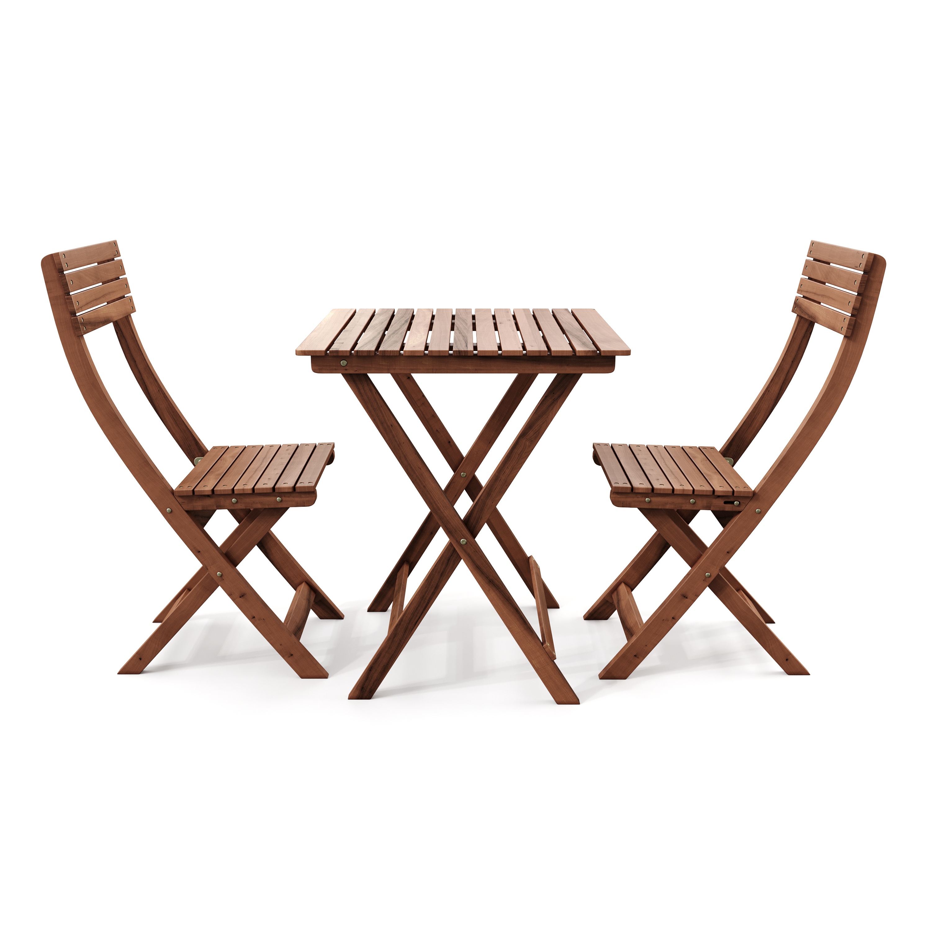 Gartenmöbel Set Holz ATLANTA 3-teilig