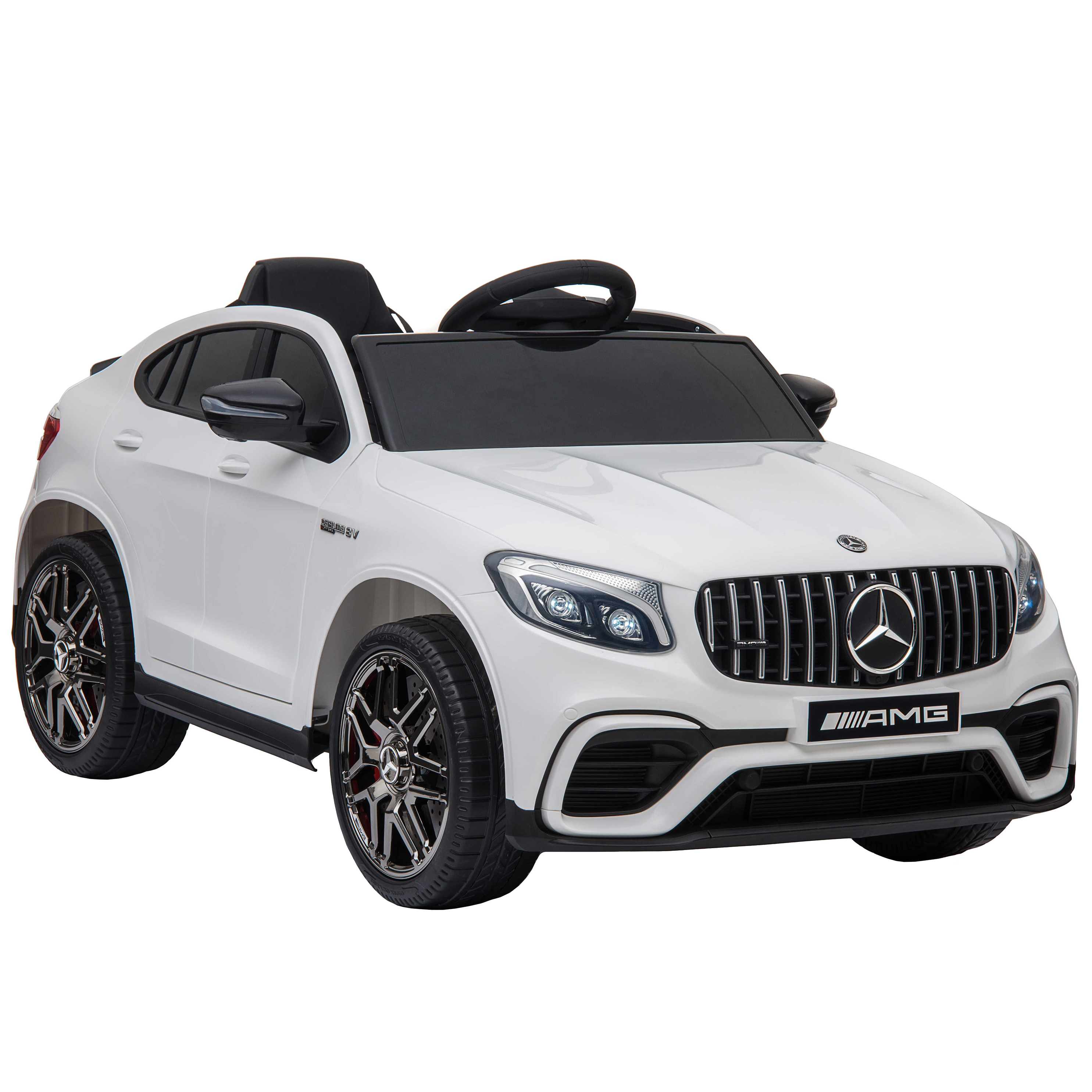 Elektroauto Kinder Mercedes GLC 63S weiss