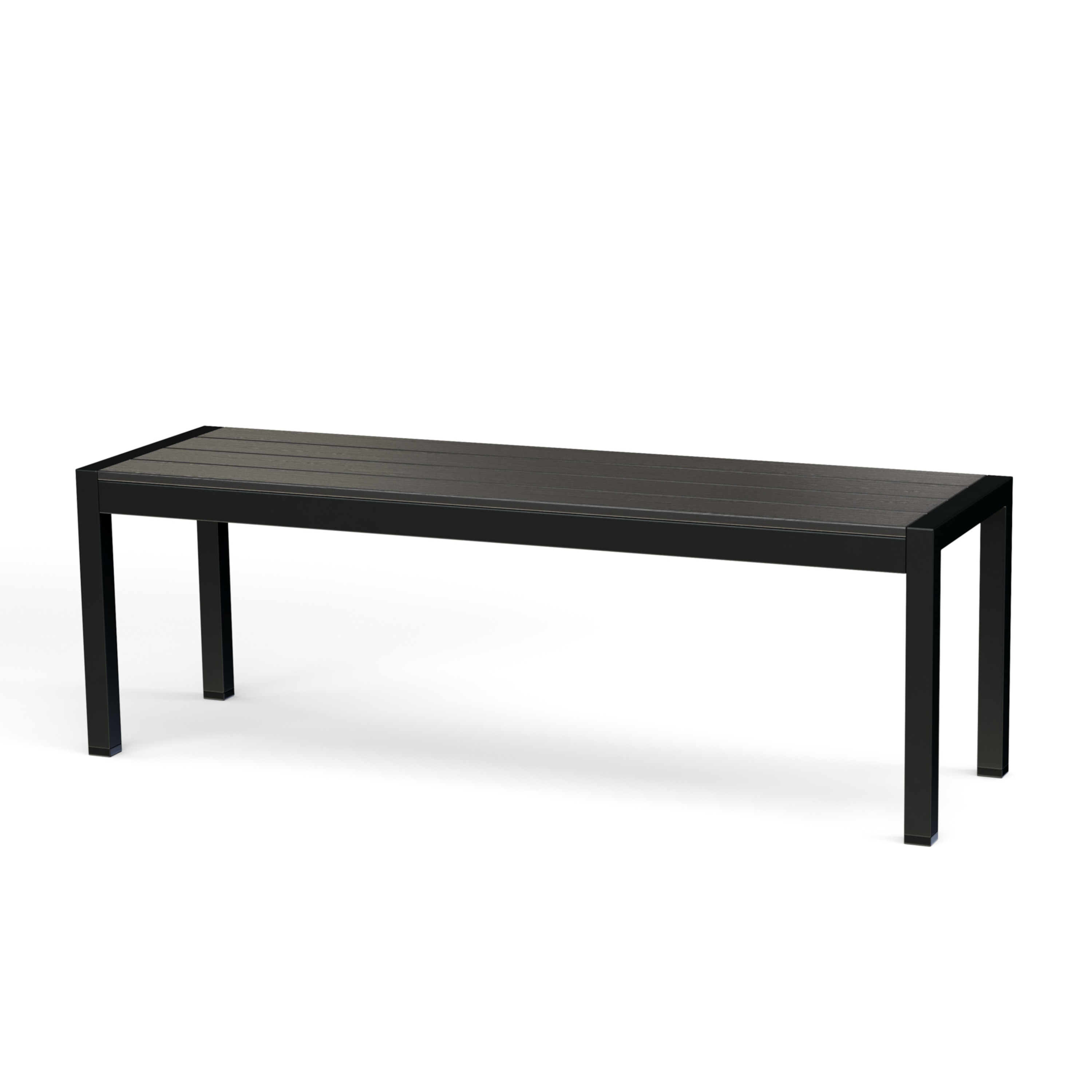 Gartenbank RIVI 135 cm schwarz