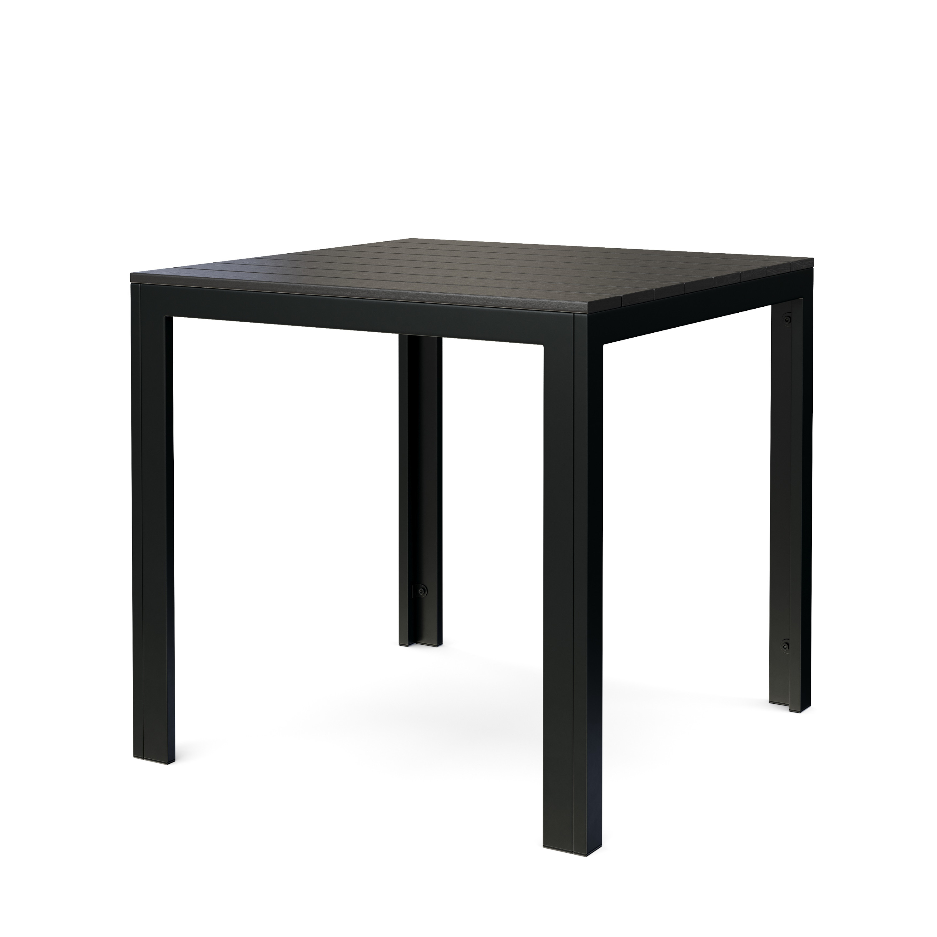 Gartentisch NELI 80 x 80 cm schwarz