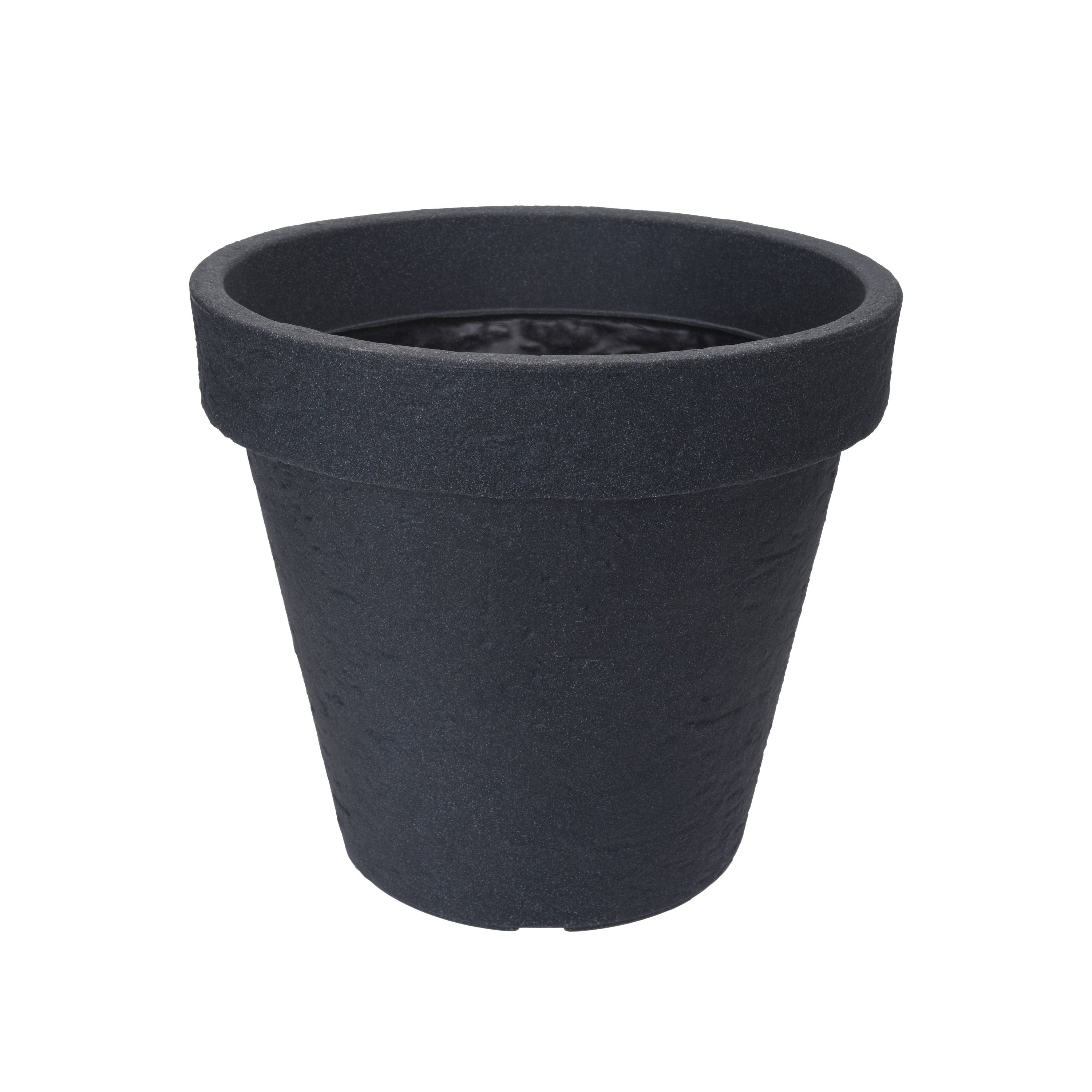Blumentopf anthrazit 25 cm