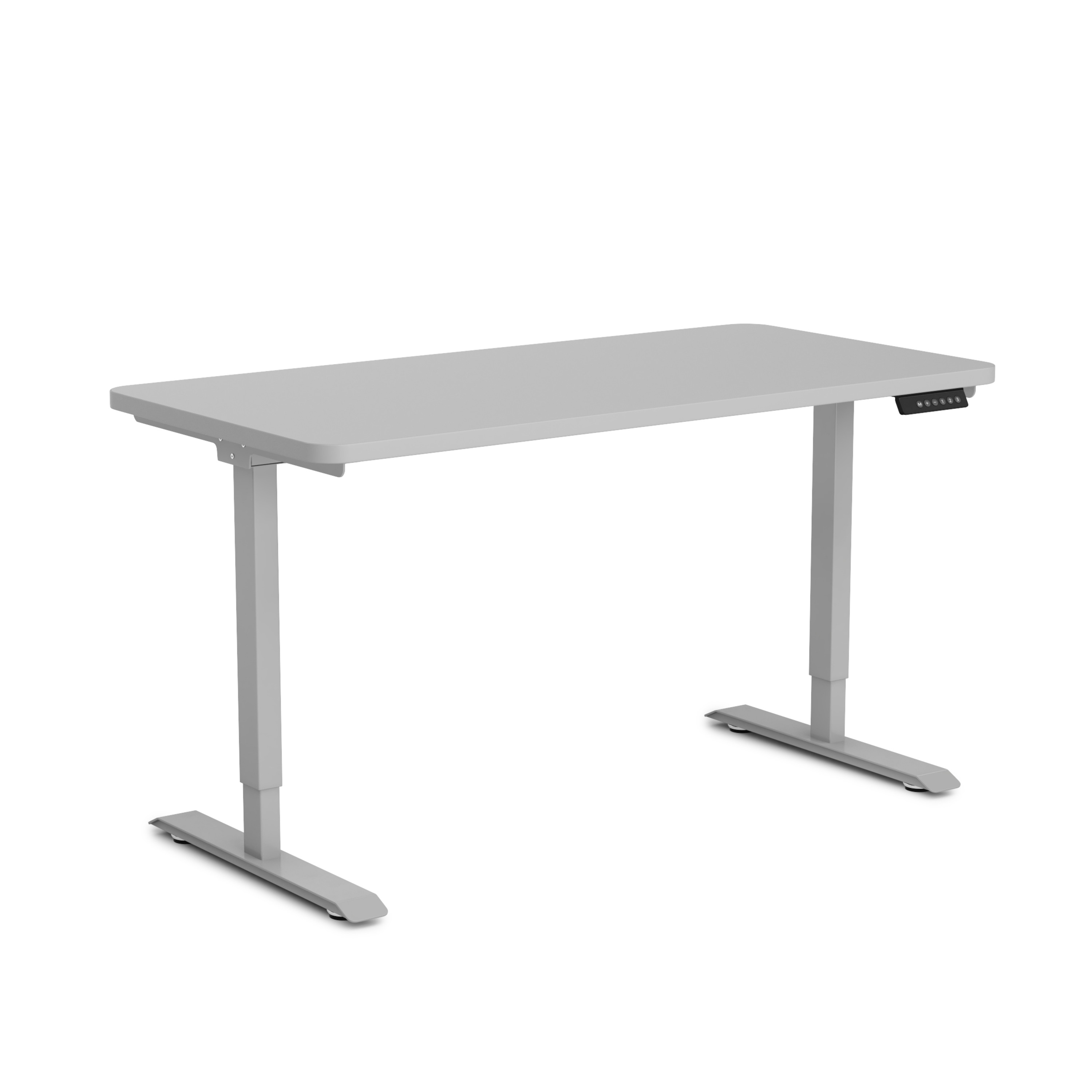 Stehpult elektrisch PREMIUM grau 120 x 60 cm