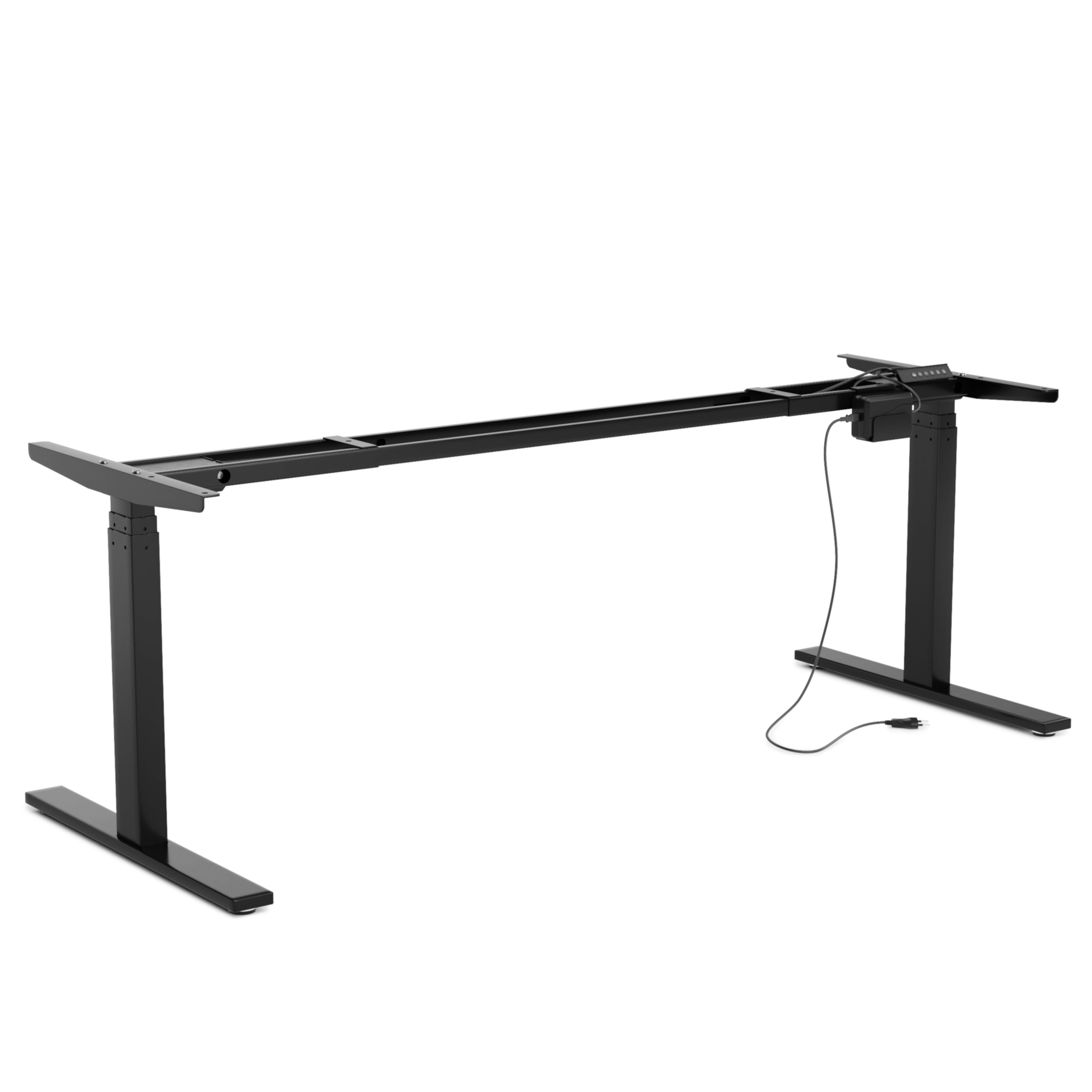 Tischgestell Stehpult elektrisch schwarz 180 - 200 cm