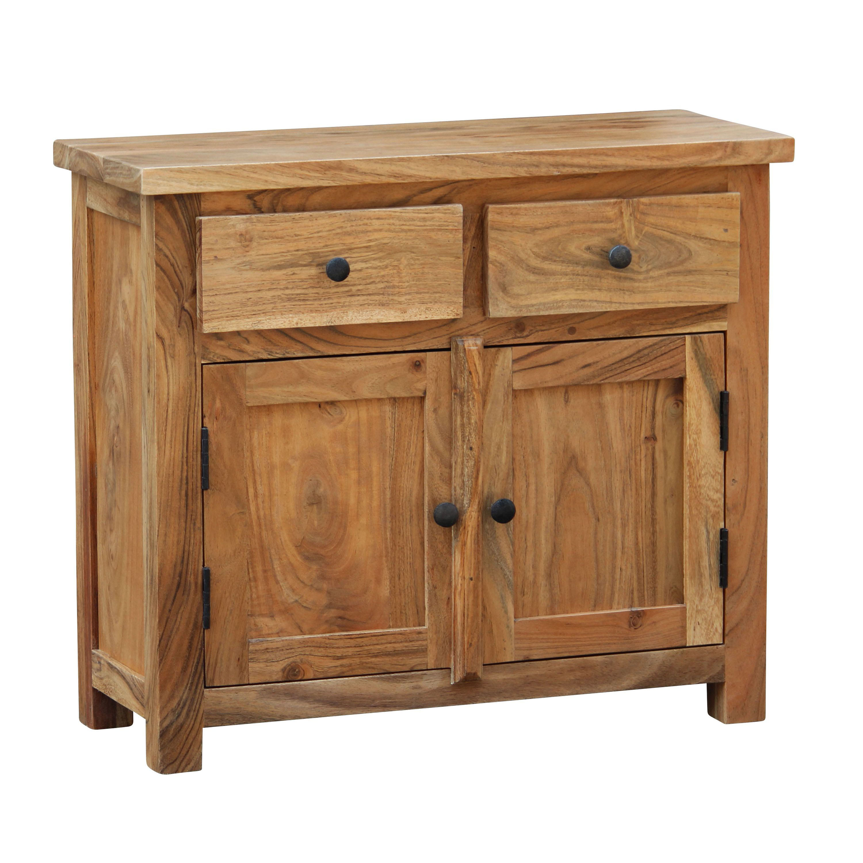 Kommode Holz Vintage PEDRO 75 x 65 cm