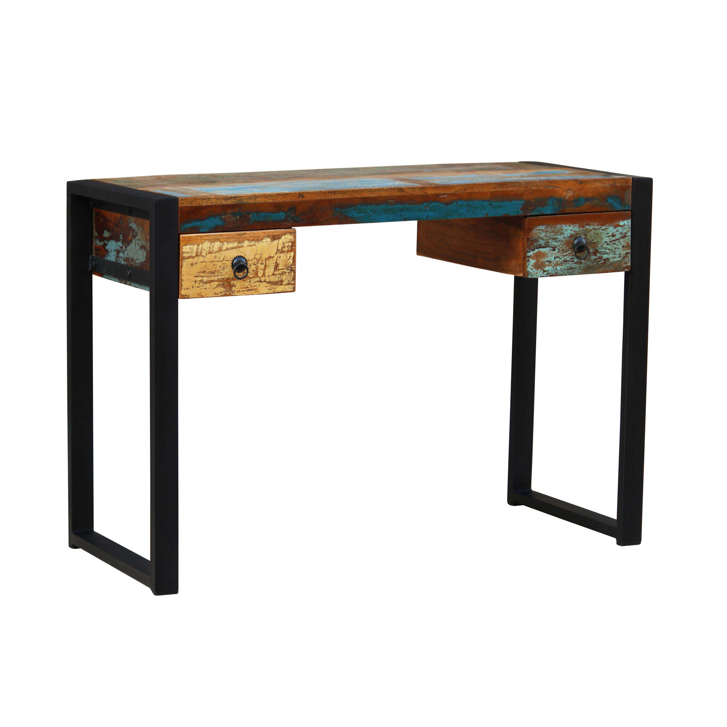 Schreibtisch Vintage PIPPIN mit Schubladen 110 x 50 x 77 cm