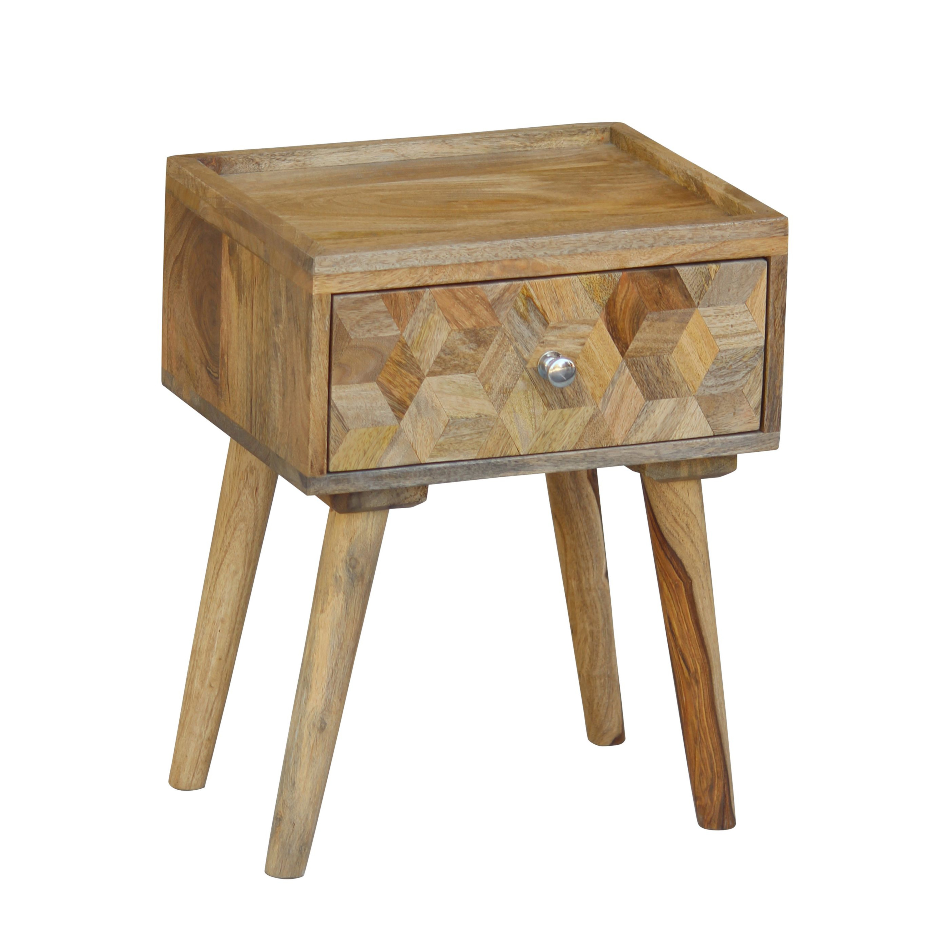 Nachttisch Holz LEVA 1 Schublade