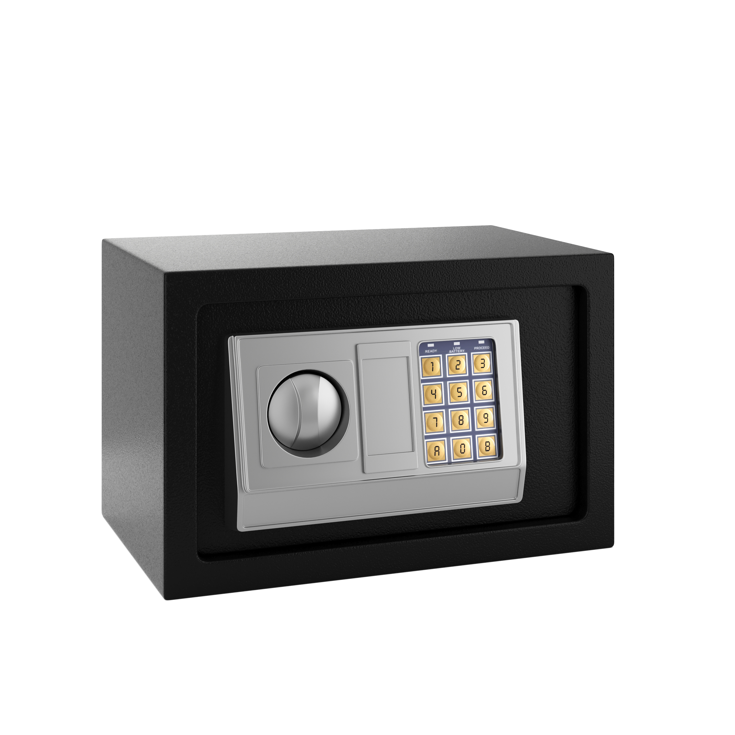Kleintresor elektronisch 31 x 20 x 20 cm schwarz