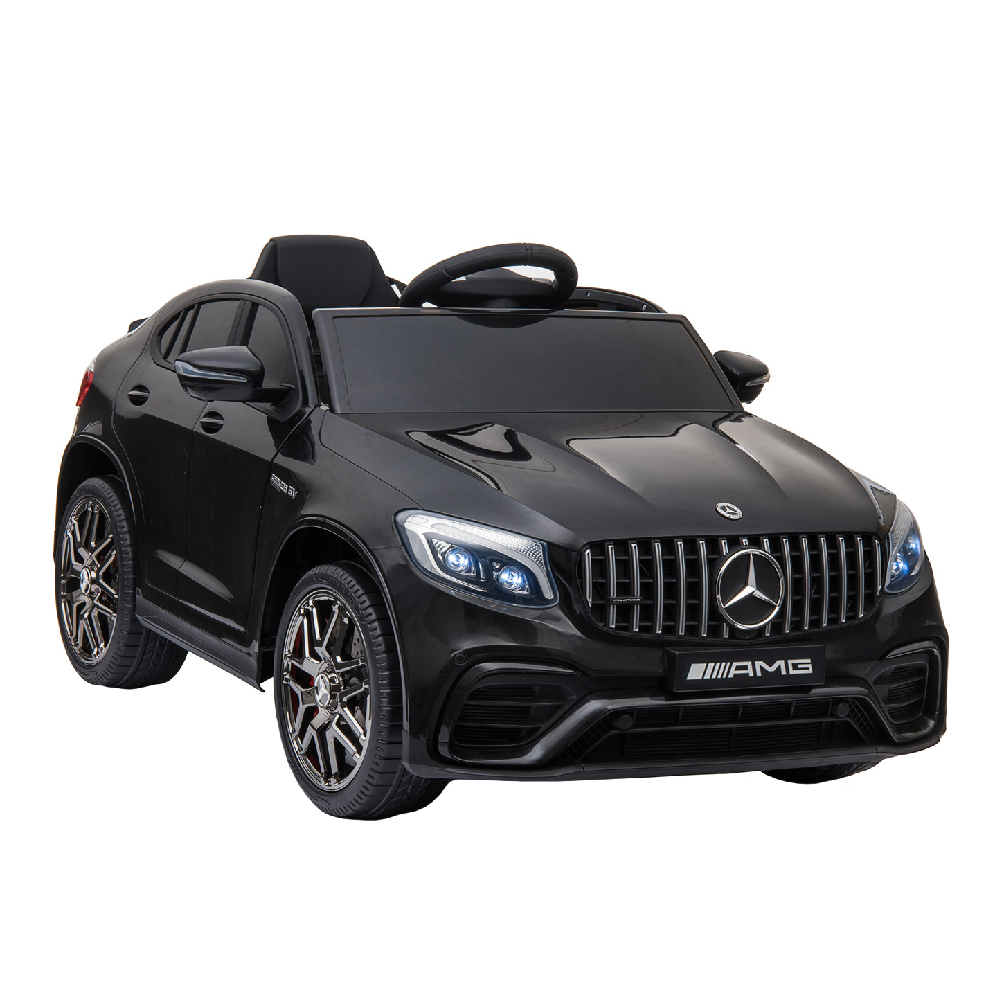 Elektroauto Kinder Mercedes GLC 63S schwarz