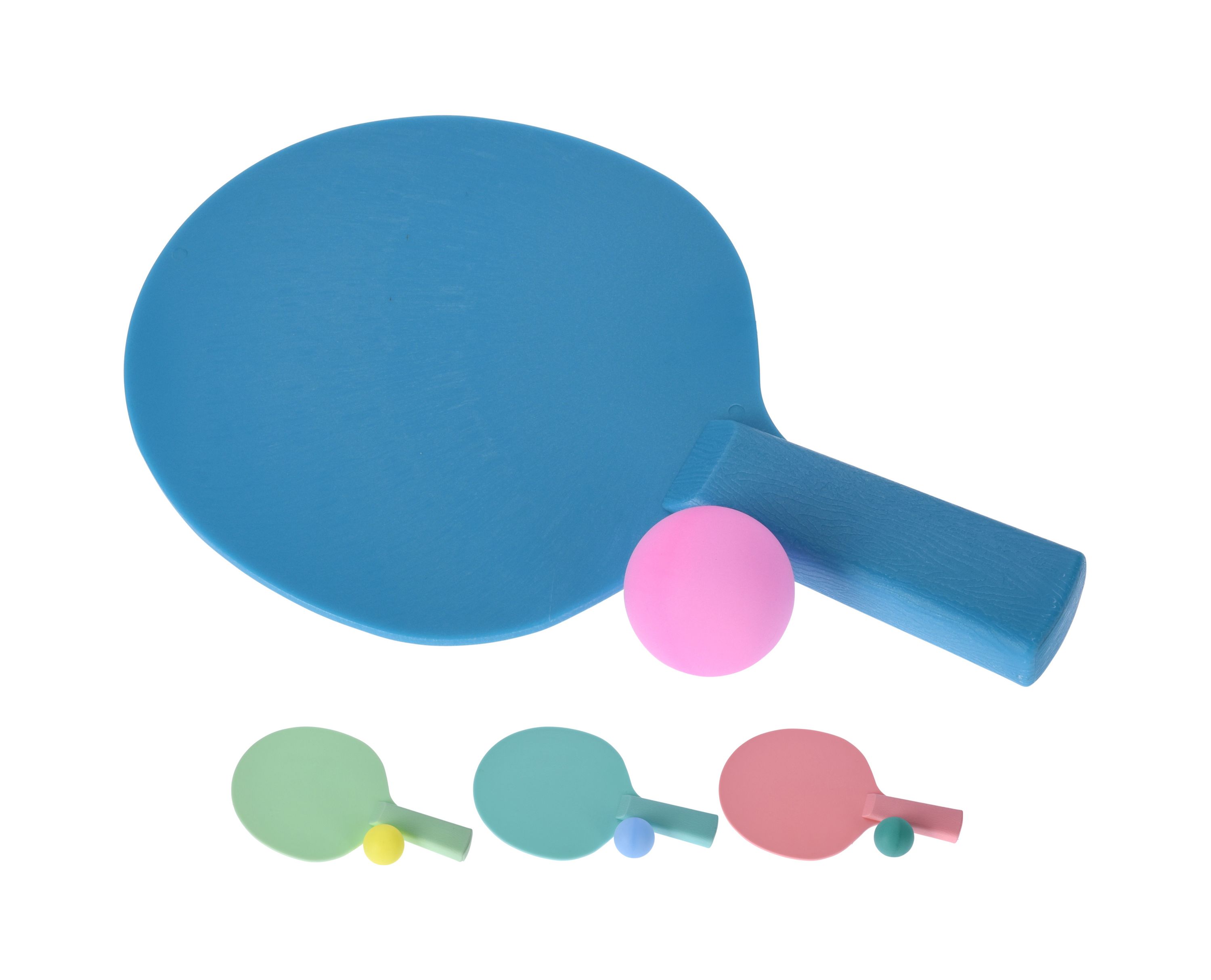 Tischtennisschläger mit Ball