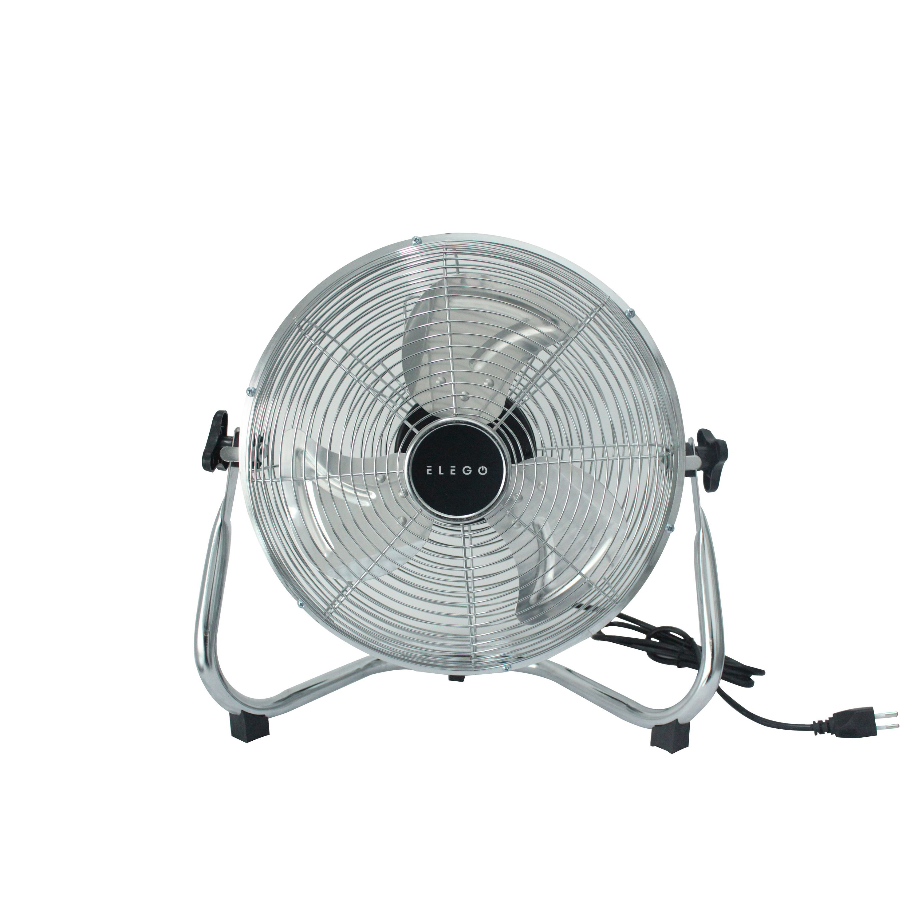 Bodenventilator 30 cm chrom