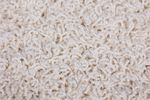 Hochflor Teppich 160 x 230 cm creme Nahaufnahme Oberfläche