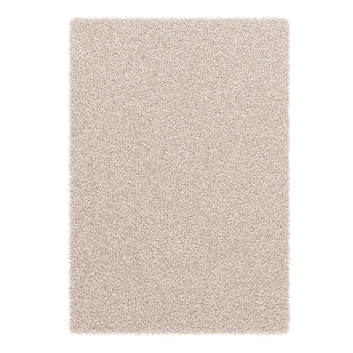 Hochflor Teppich 160 x 230 cm creme Anzeigebild