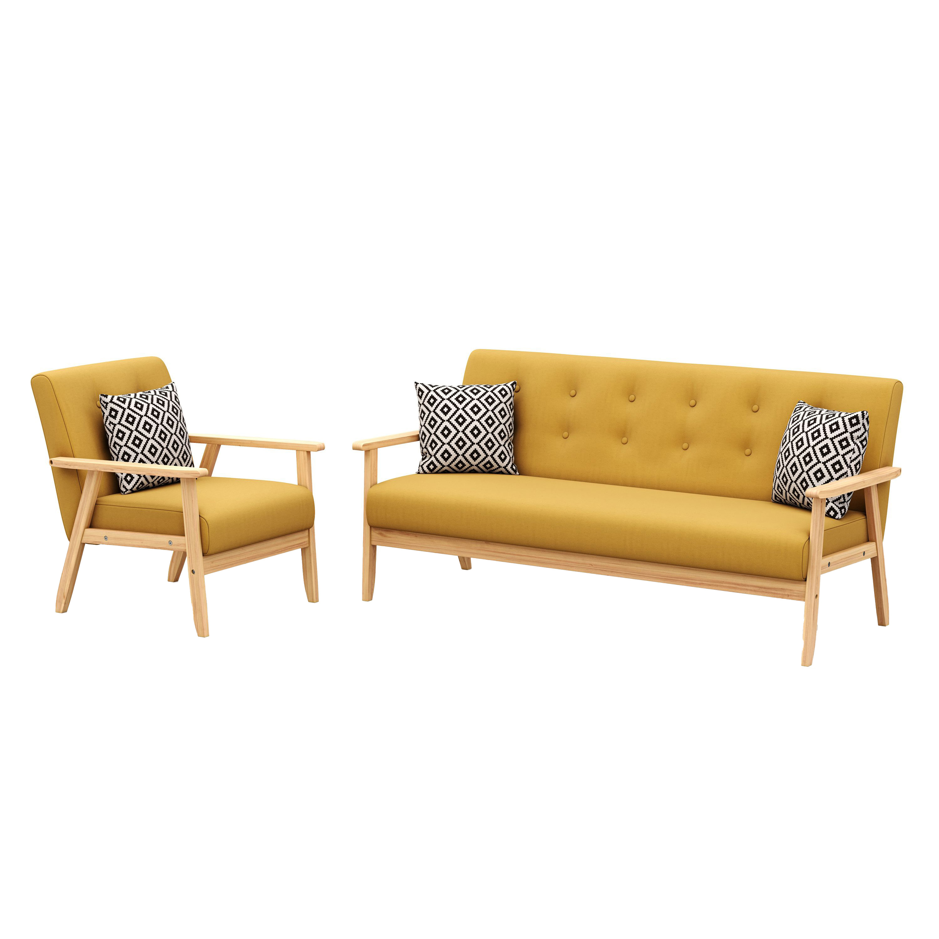 Sofa Set EDDY gelb