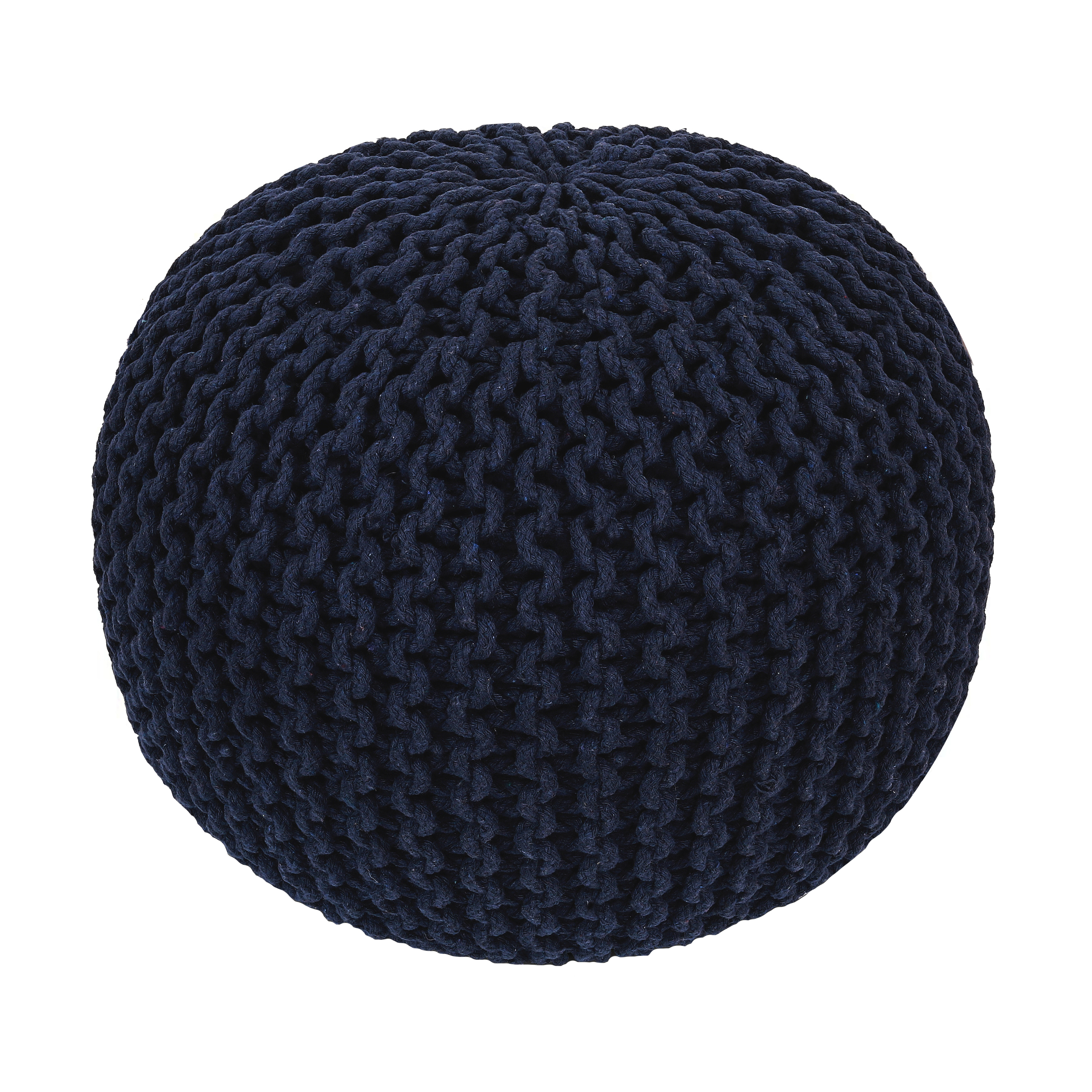 Pouf RAMILA dunkelblau