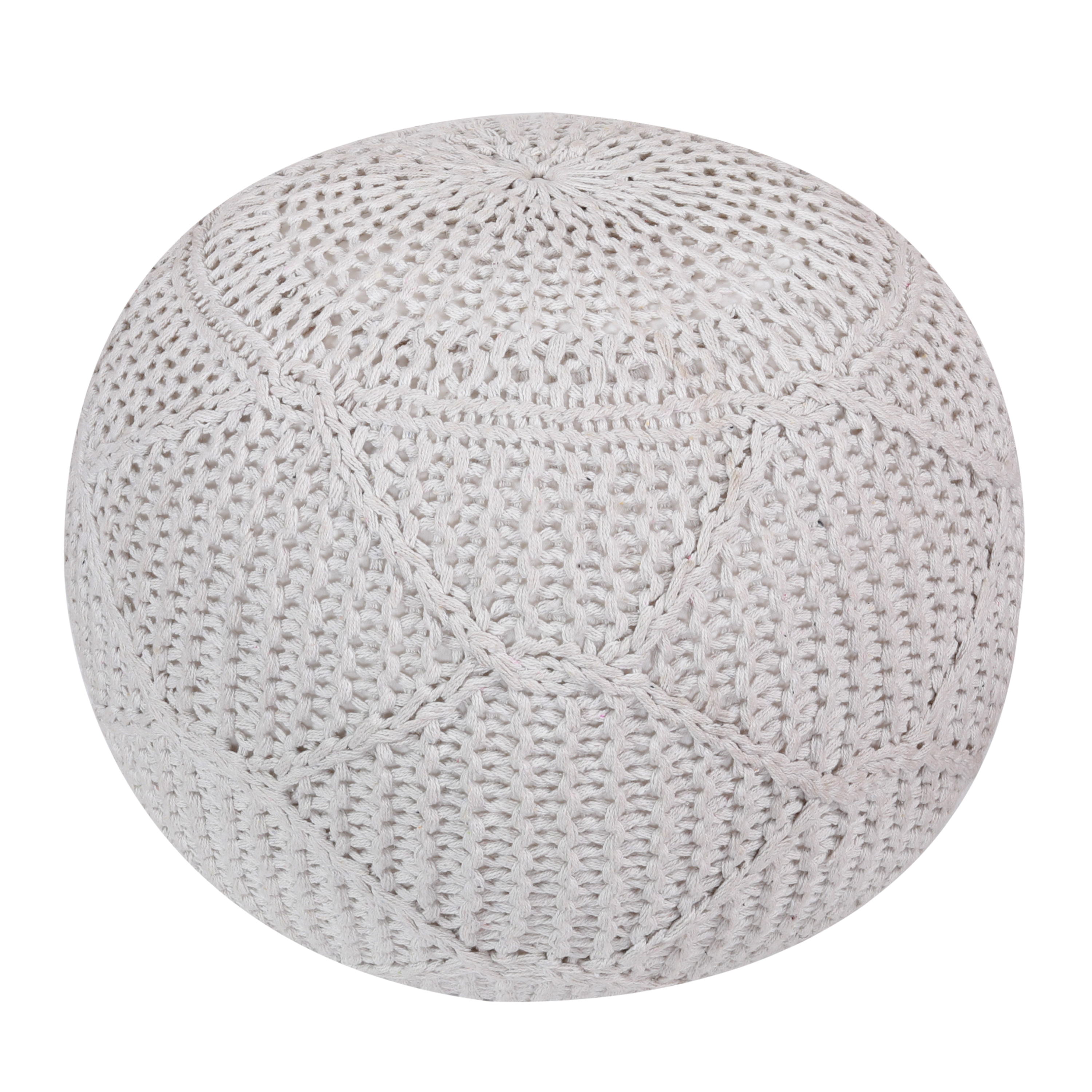 Pouf BYBLOS weiss