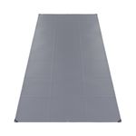 Abdeckplane PVC 450g/m2 grau 2 x 5 m frontal