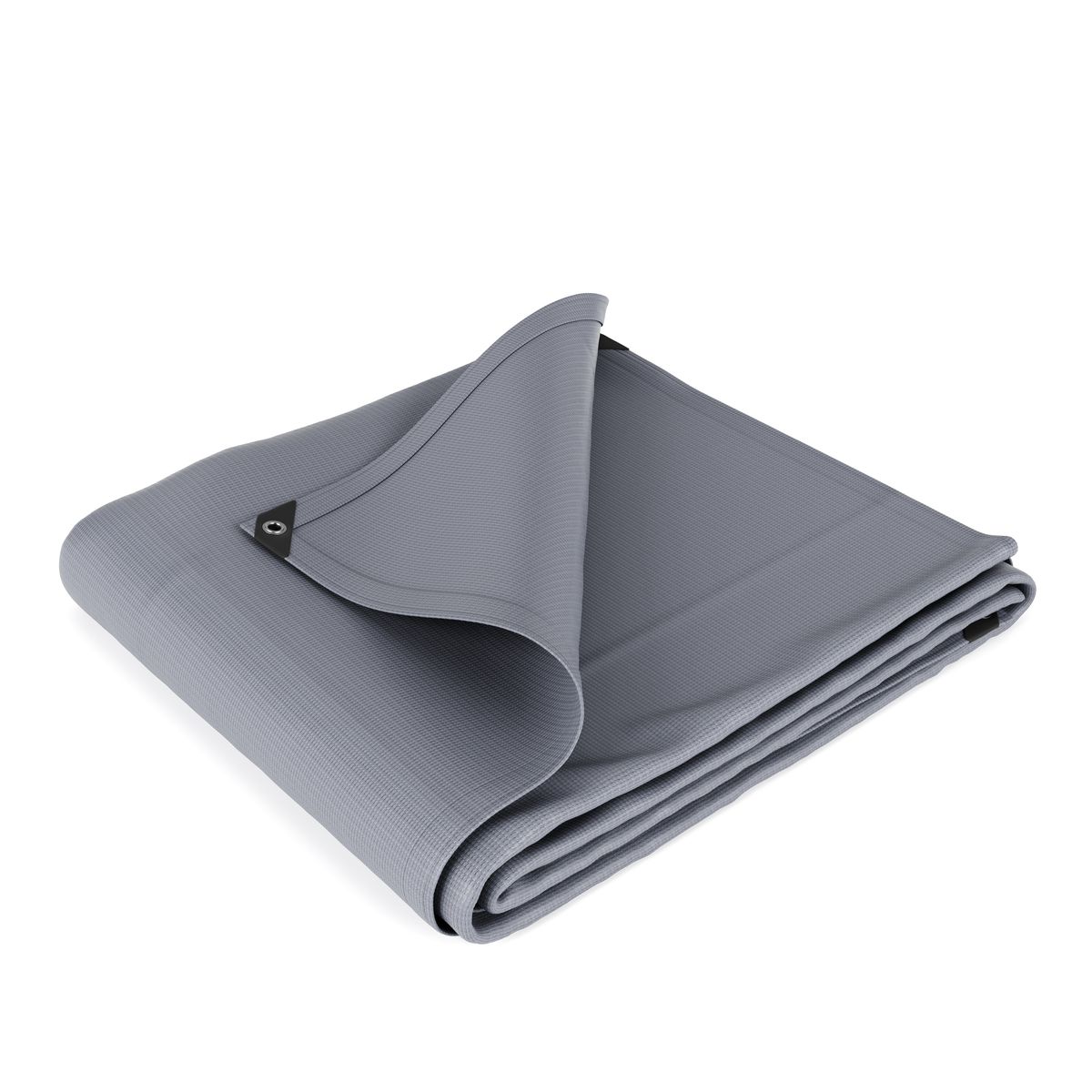 Abdeckplane PVC 450g/m2 grau 2 x 5 m Anzeigebild