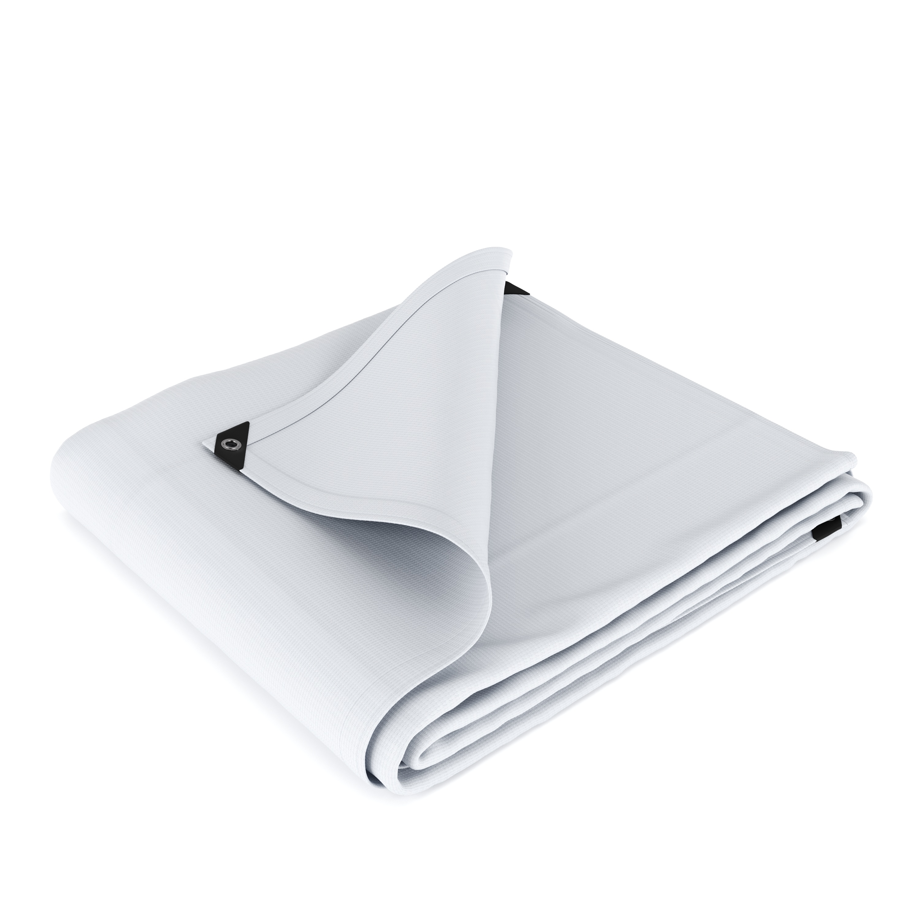 Abdeckplane PVC 450g/m2 weiss 1.5 x 6 m