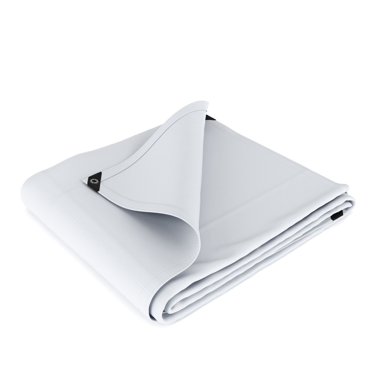 Abdeckplane PVC 450g/m2 weiss 1.5 x 6 m Anzeigebild